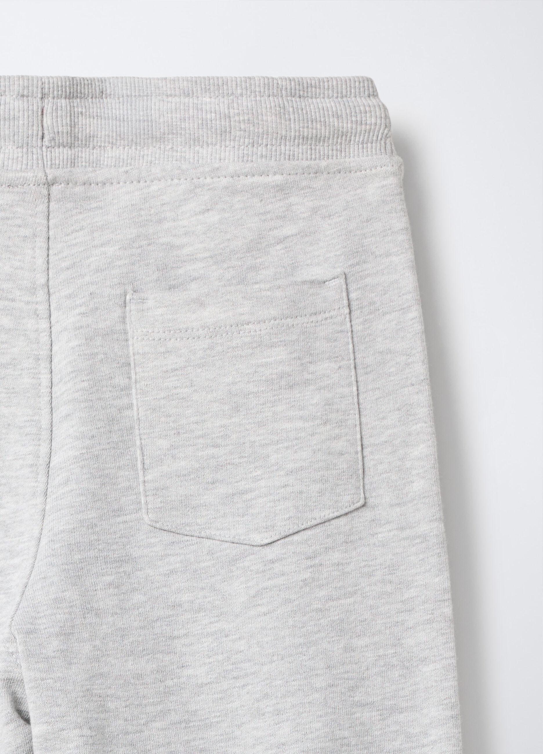 Jogger in puro cotone garzato Fit Regular bambino_2