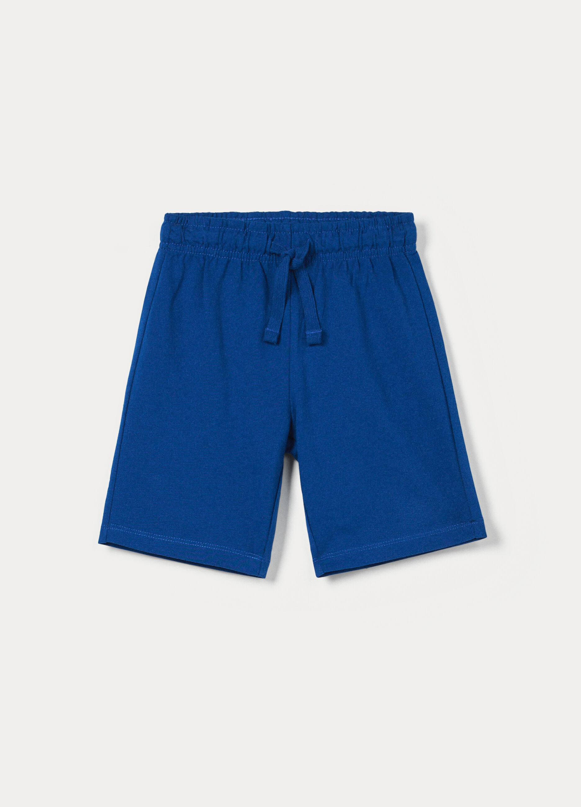 Shorts in french terry di puro cotone bambino_0