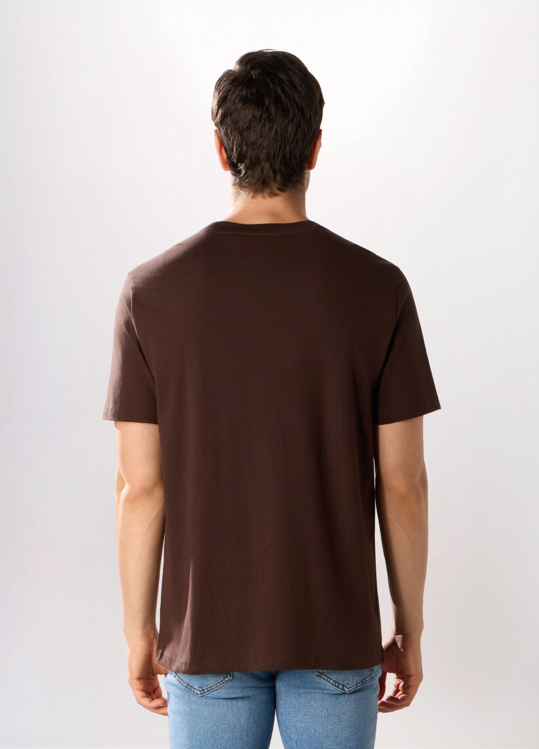 T-shirt girocollo New York in cotone uomo_1