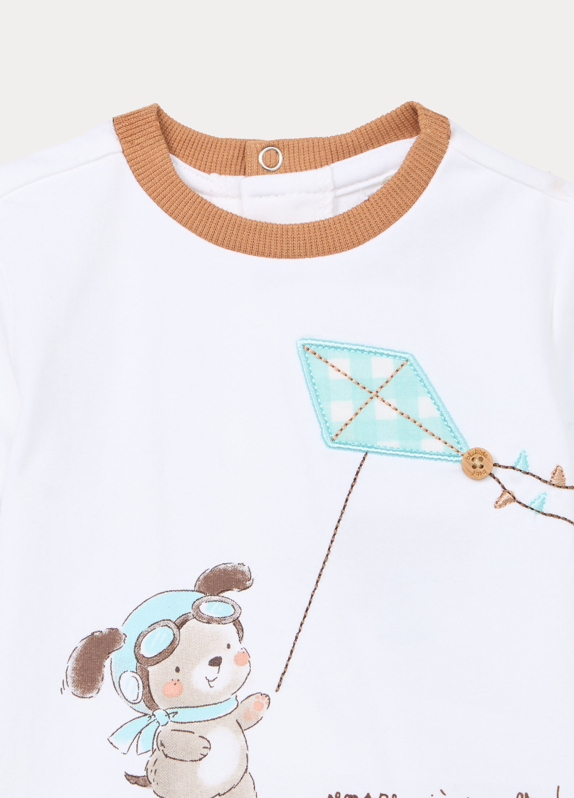 Jogging set in jersey di cotone stretch neonato_2