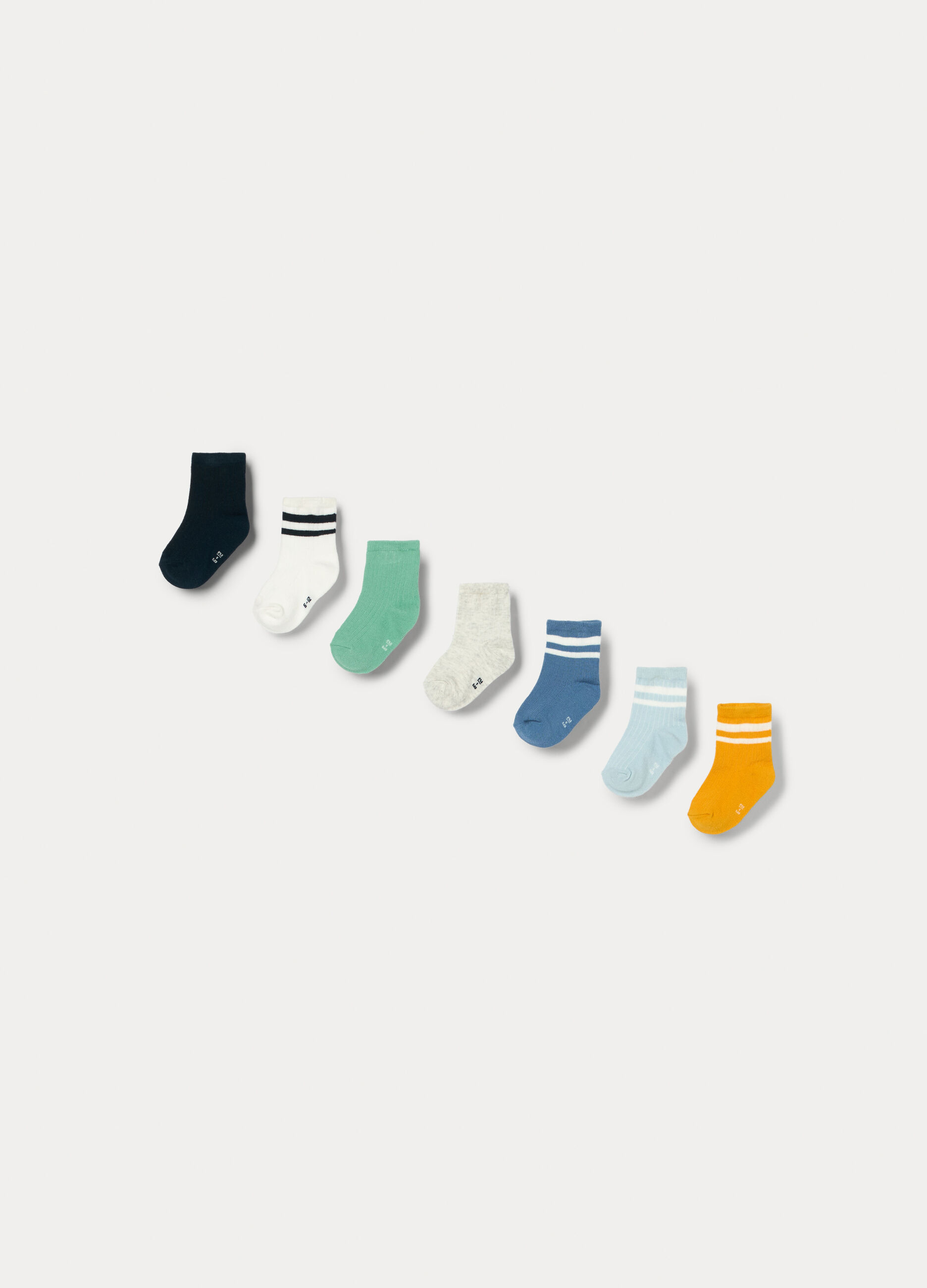 Pack 7 calze corte misto cotone_1