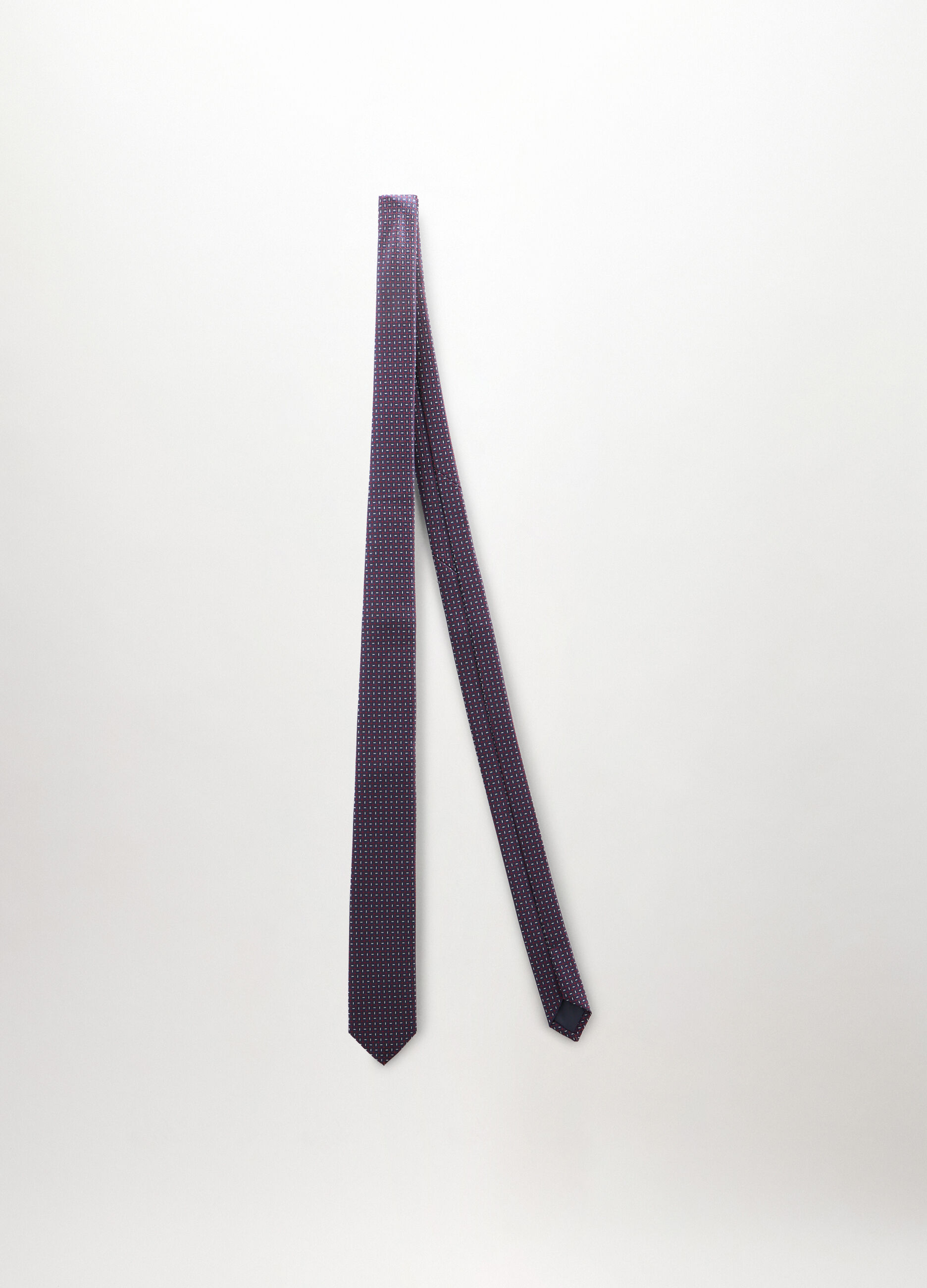 Cravatta con motivo geometrico uomo_0