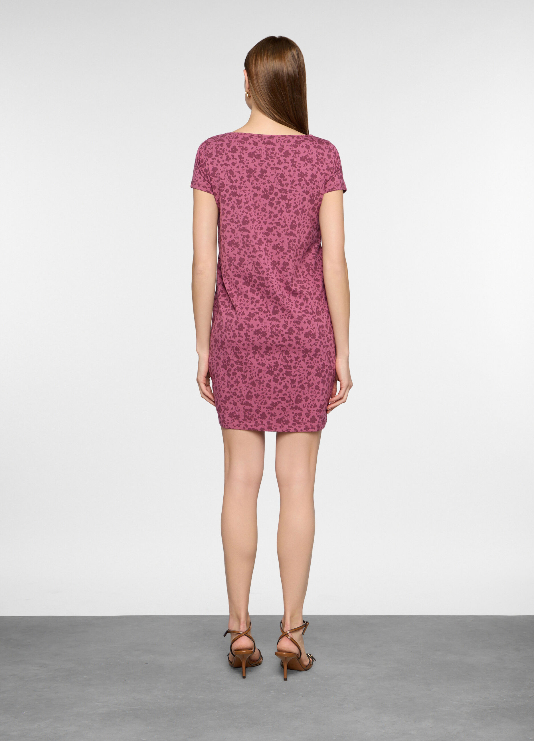 Abito corto in jersey stretch donna