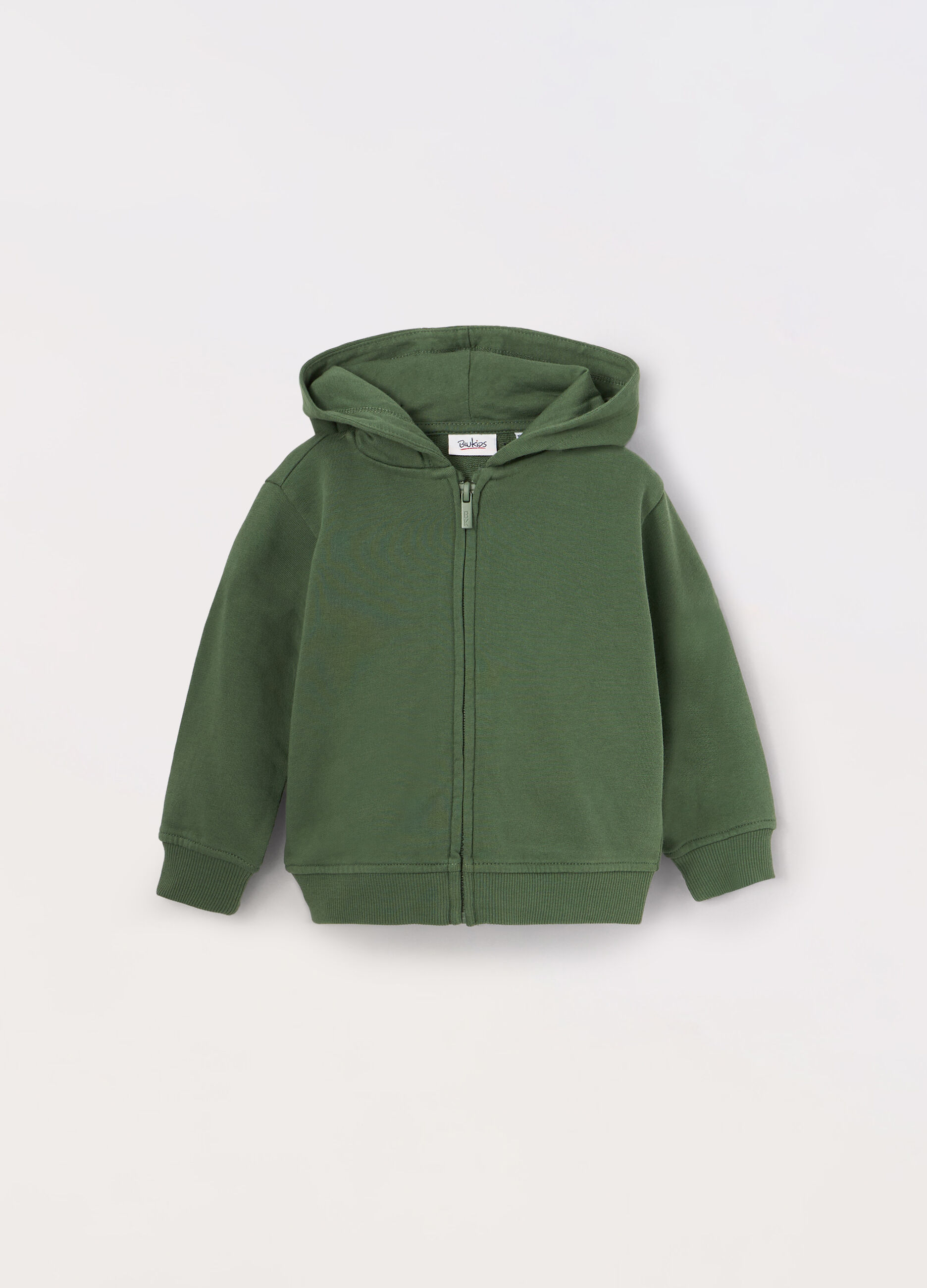 Felpa in french terry di puro cotone neonato_0