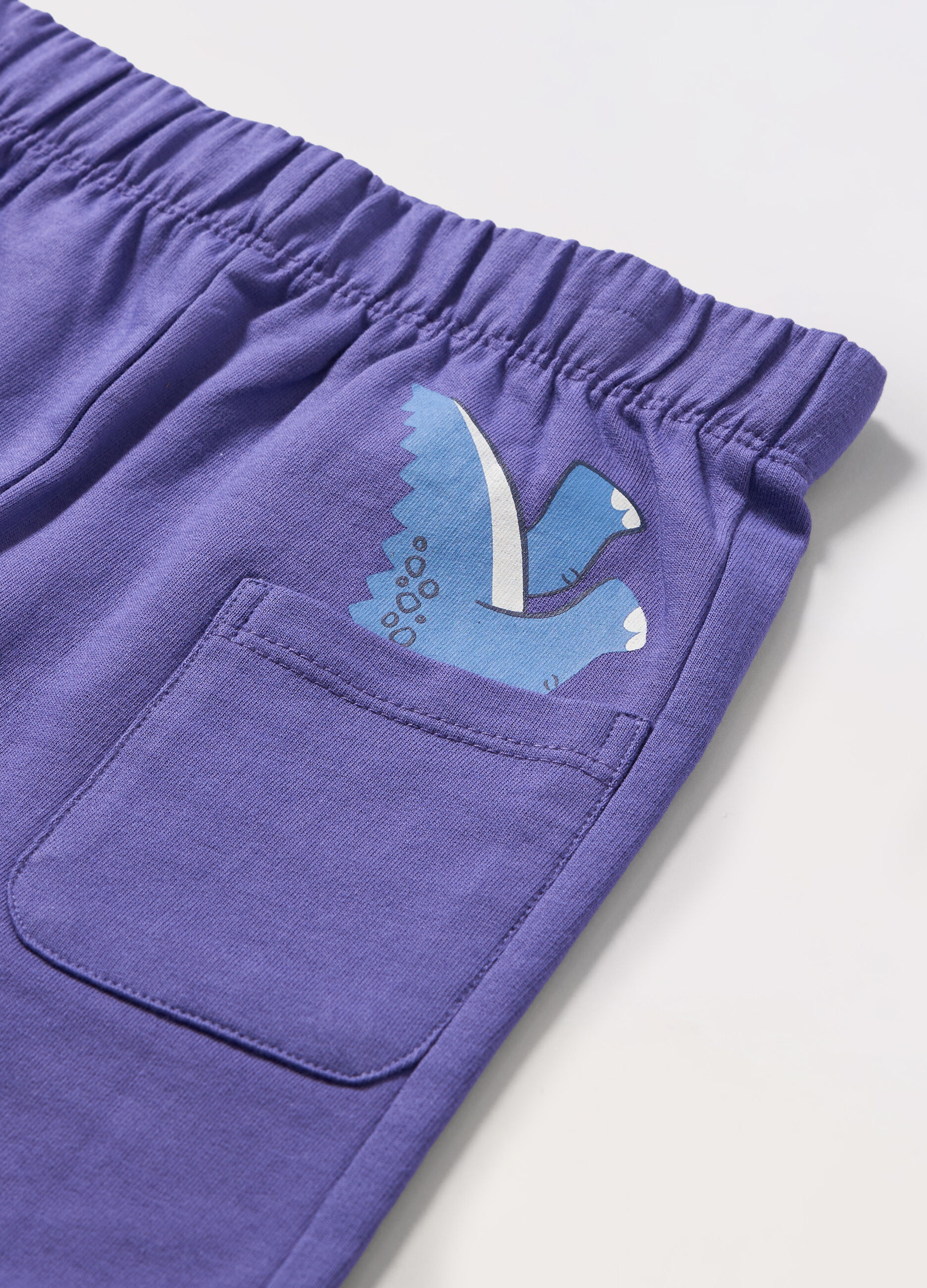 Shorts in french terry di puro cotone neonato_1