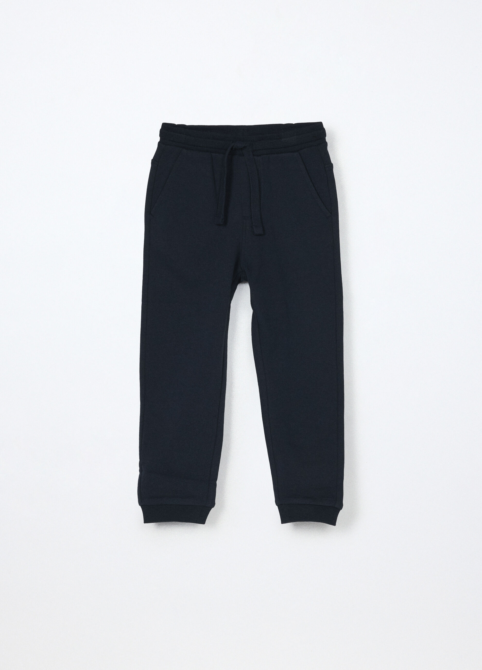 Jogger misto cotone fleece bambino_0
