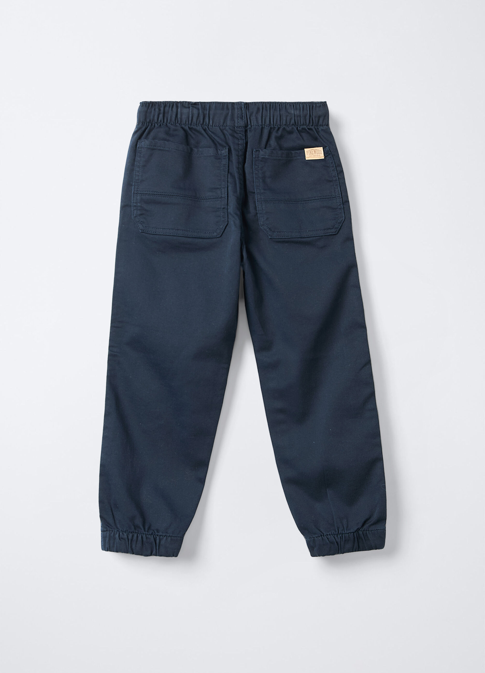 Jogger in denim di cotone garzato Relaxed Fit bambino_1