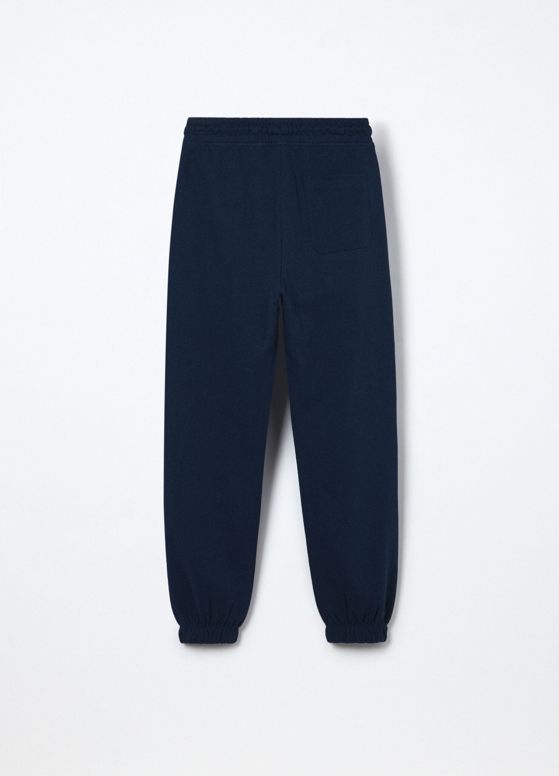 Jogger in french terry di puro cotone ragazzo_1