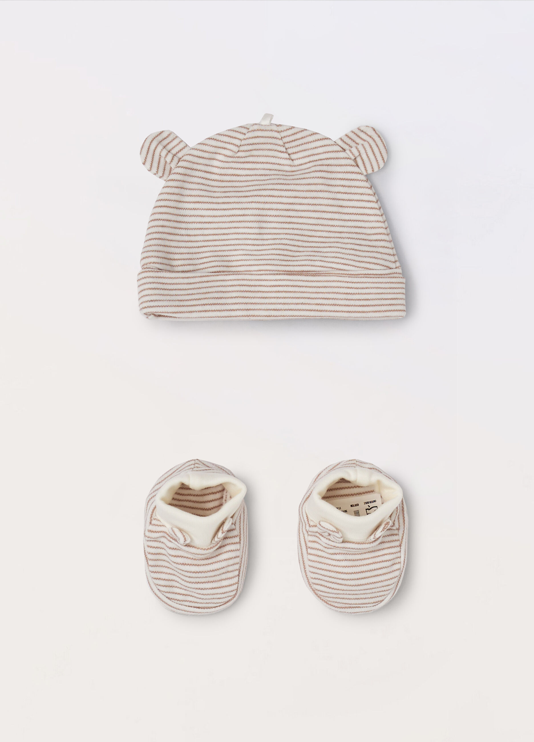 Set berretto + scarpette neonato_0
