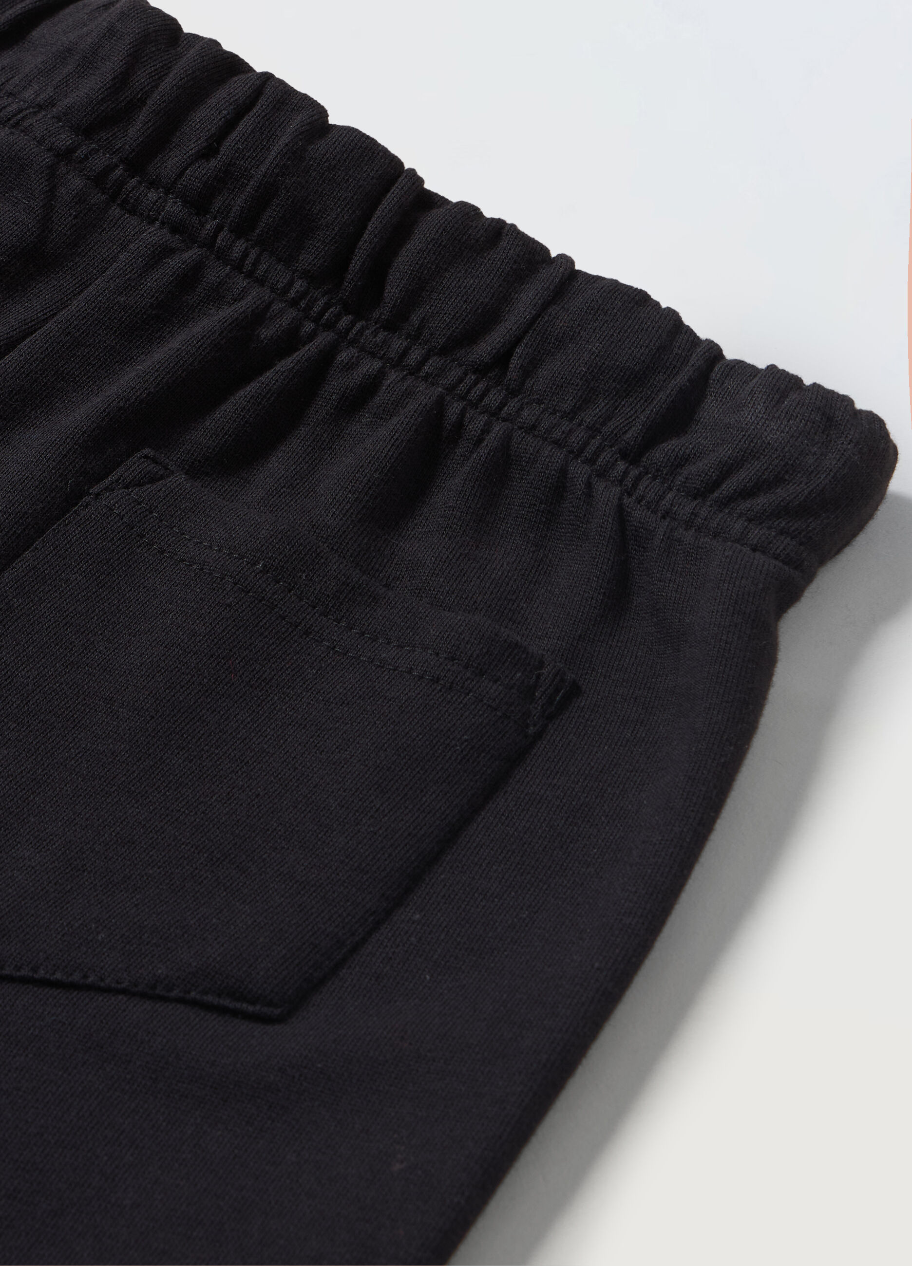 Jogger in cotone fleece ragazzo_1