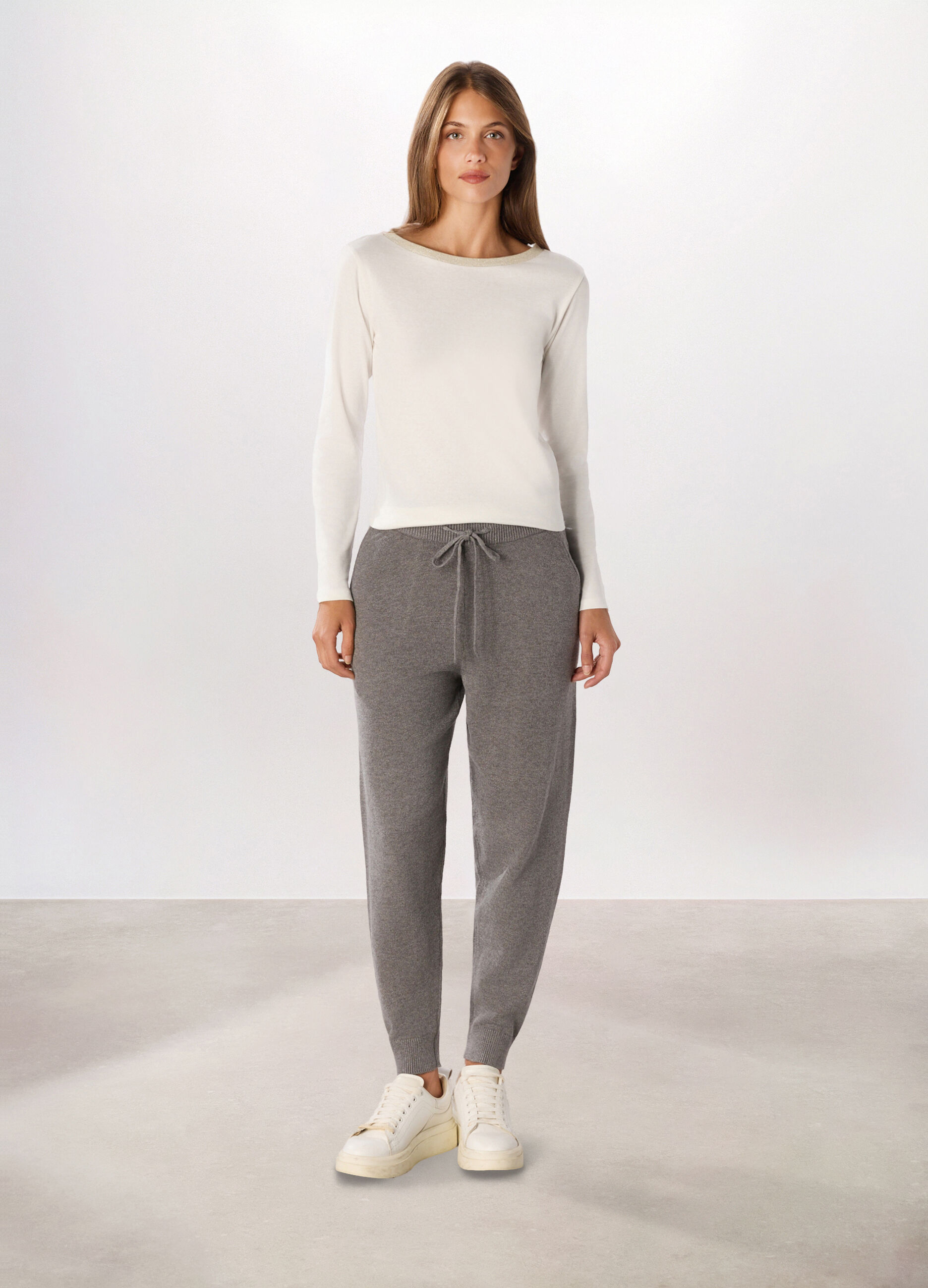 Jogger misto viscosa donna_0