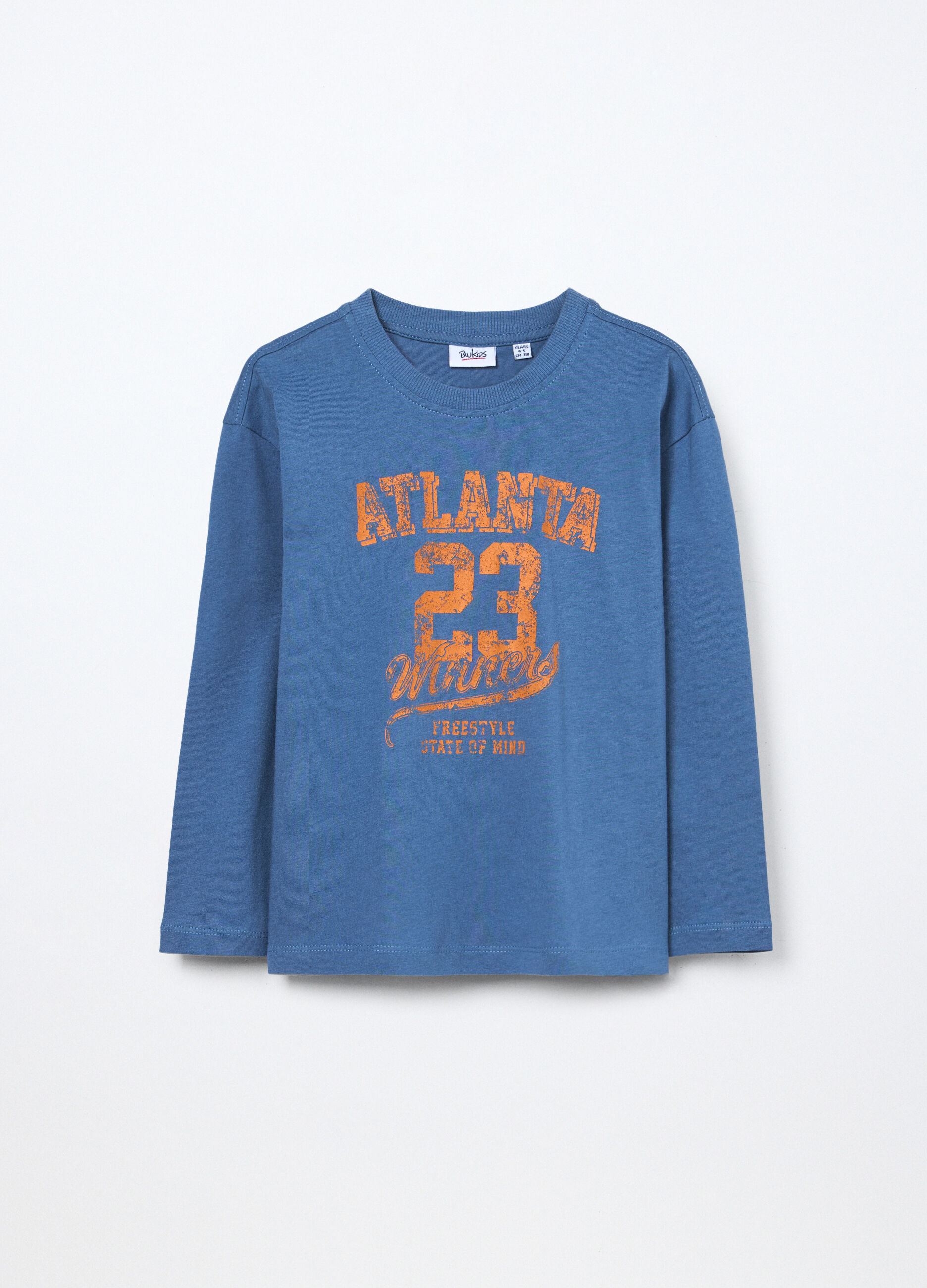 T-shirt in jersey di puro cotone bambino_0