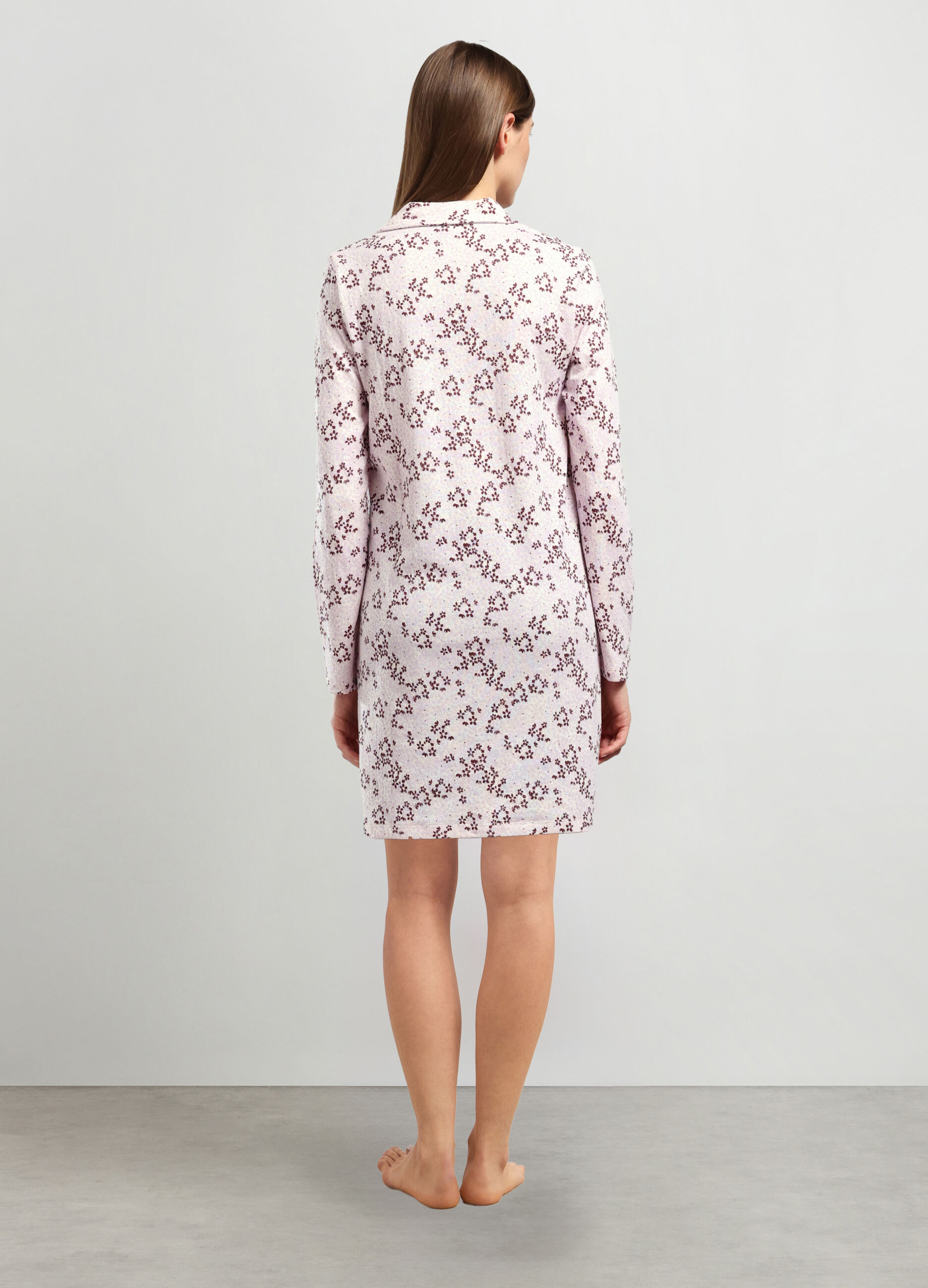 Camicia da notte in puro cotone donna_1