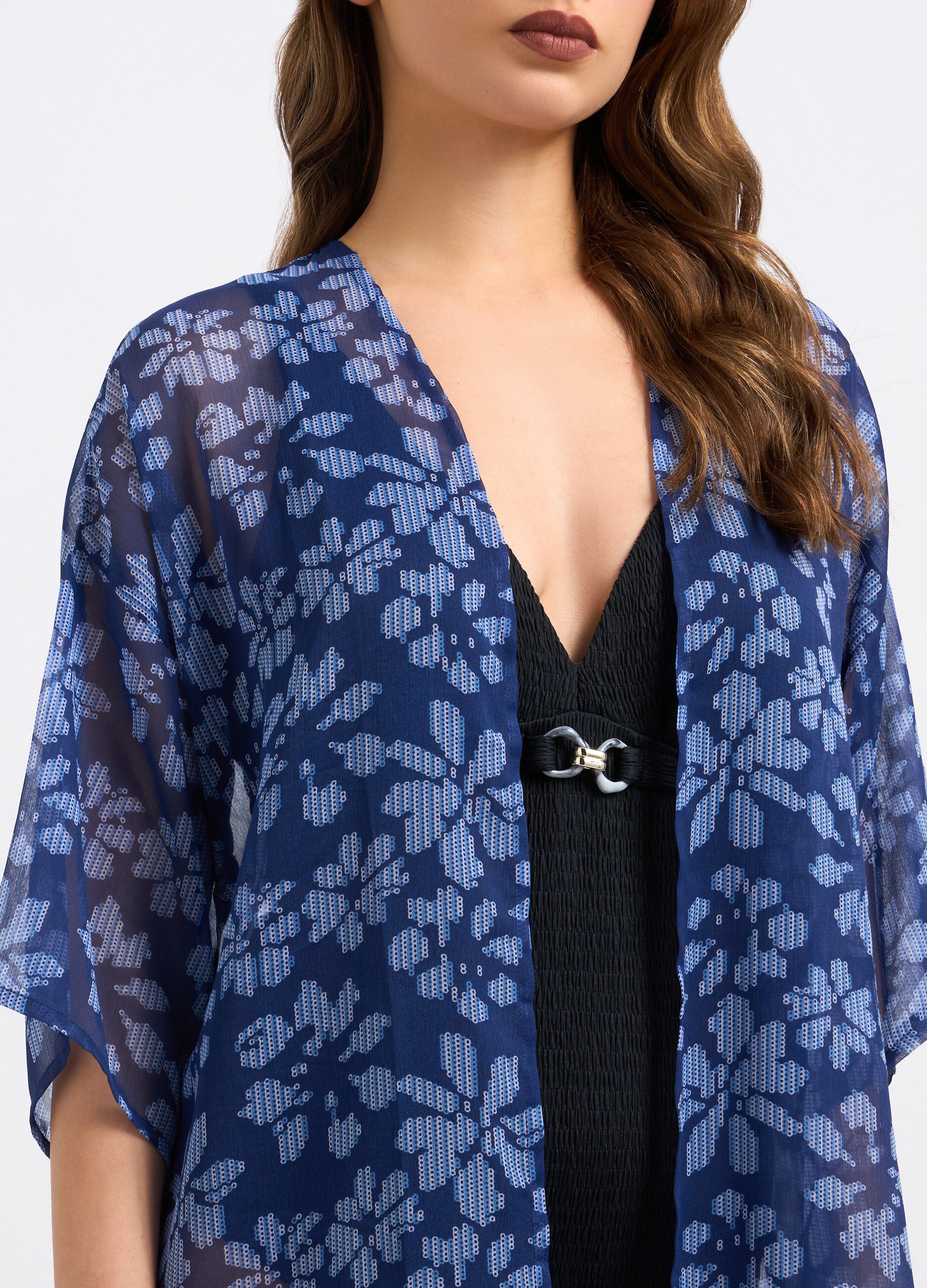 Copri costume in chiffon donna_2