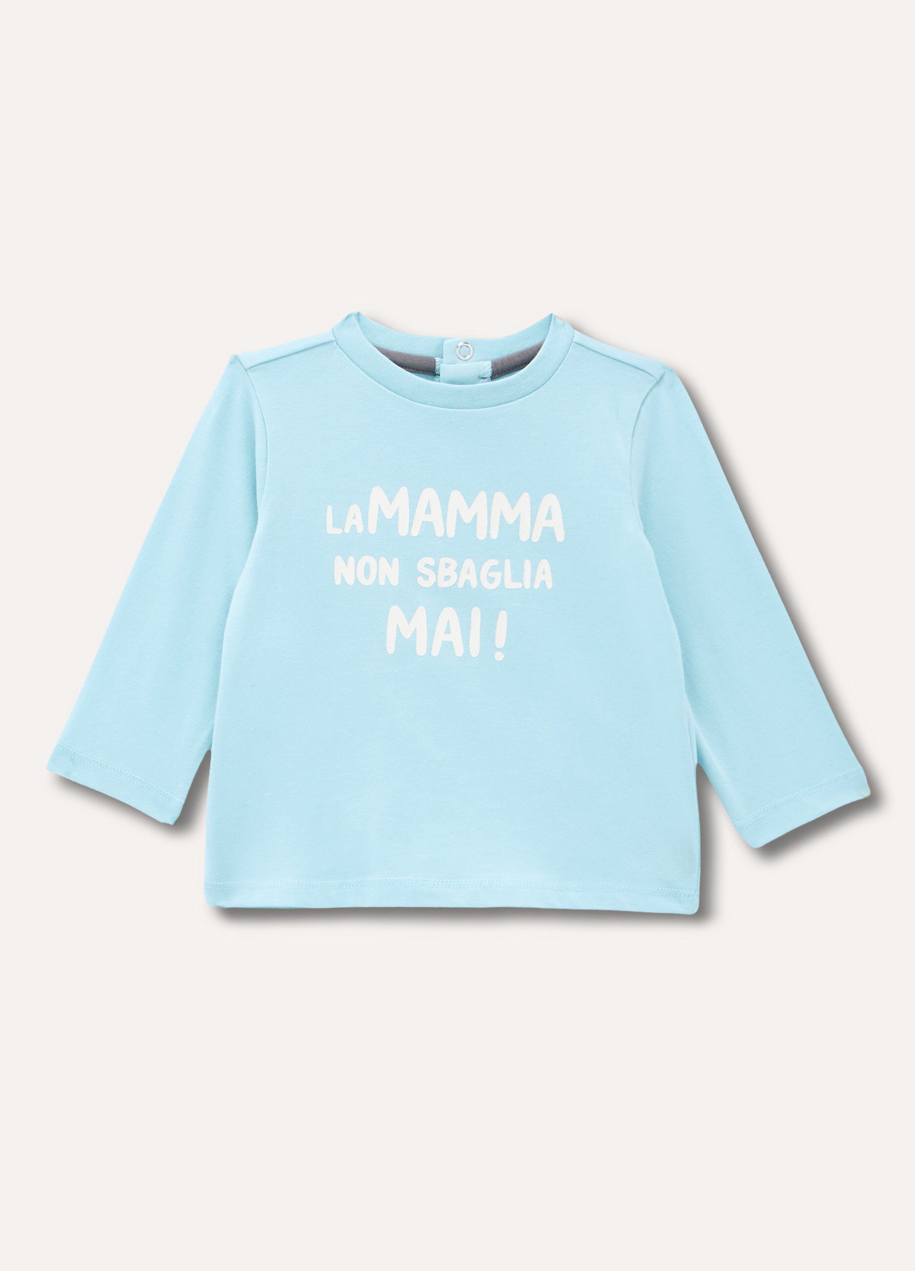 T-shirt in cotone stretch neonato_0