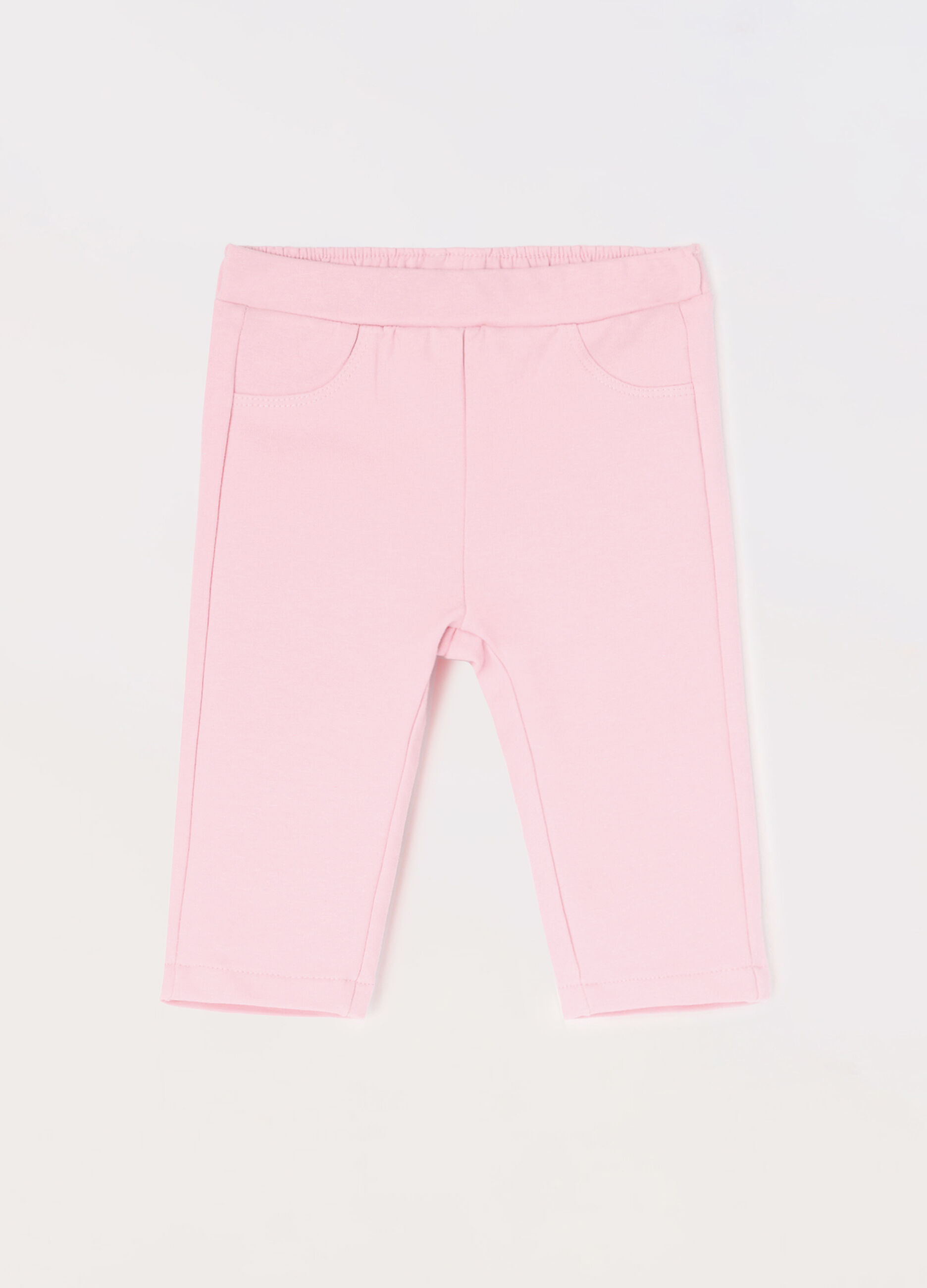Treggings in french terry di cotone stretch neonato_0