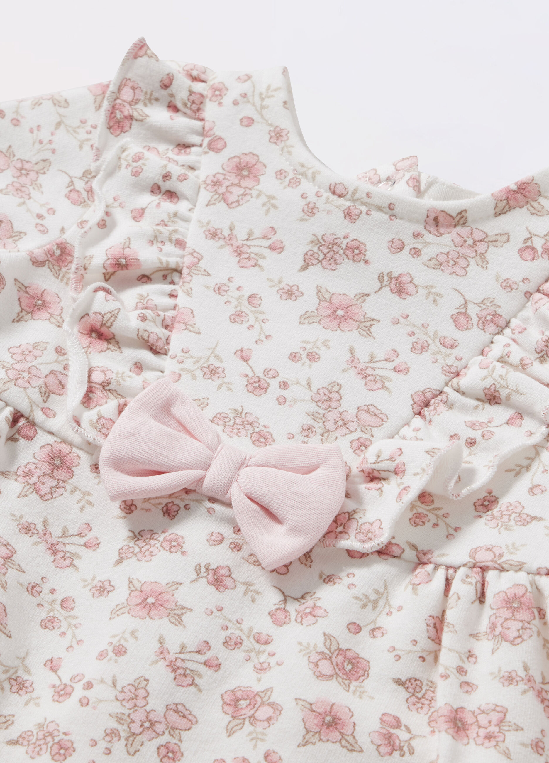 Tutina in french terry stretch di cotone neonata_1