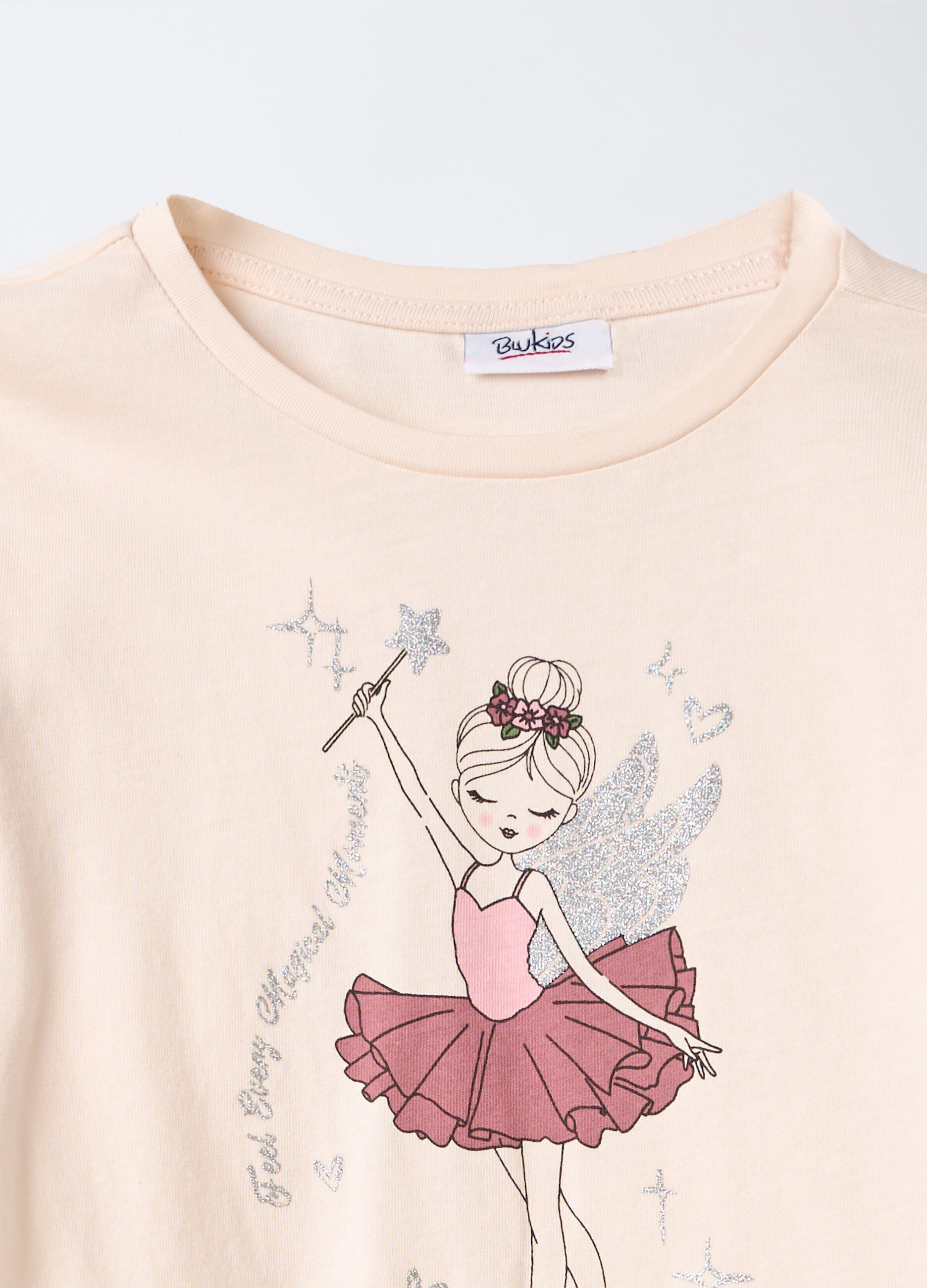 T-shirt in jersey di puro cotone bambina_2