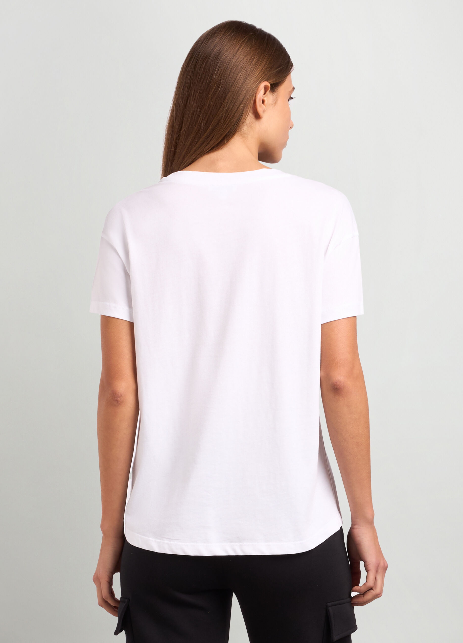 T-shirt in puro cotone donna_1