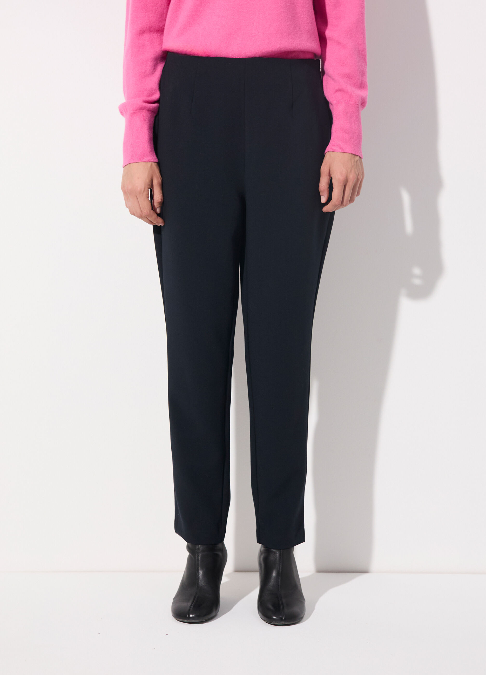 Pantalone crêpe a sigaretta donna_1