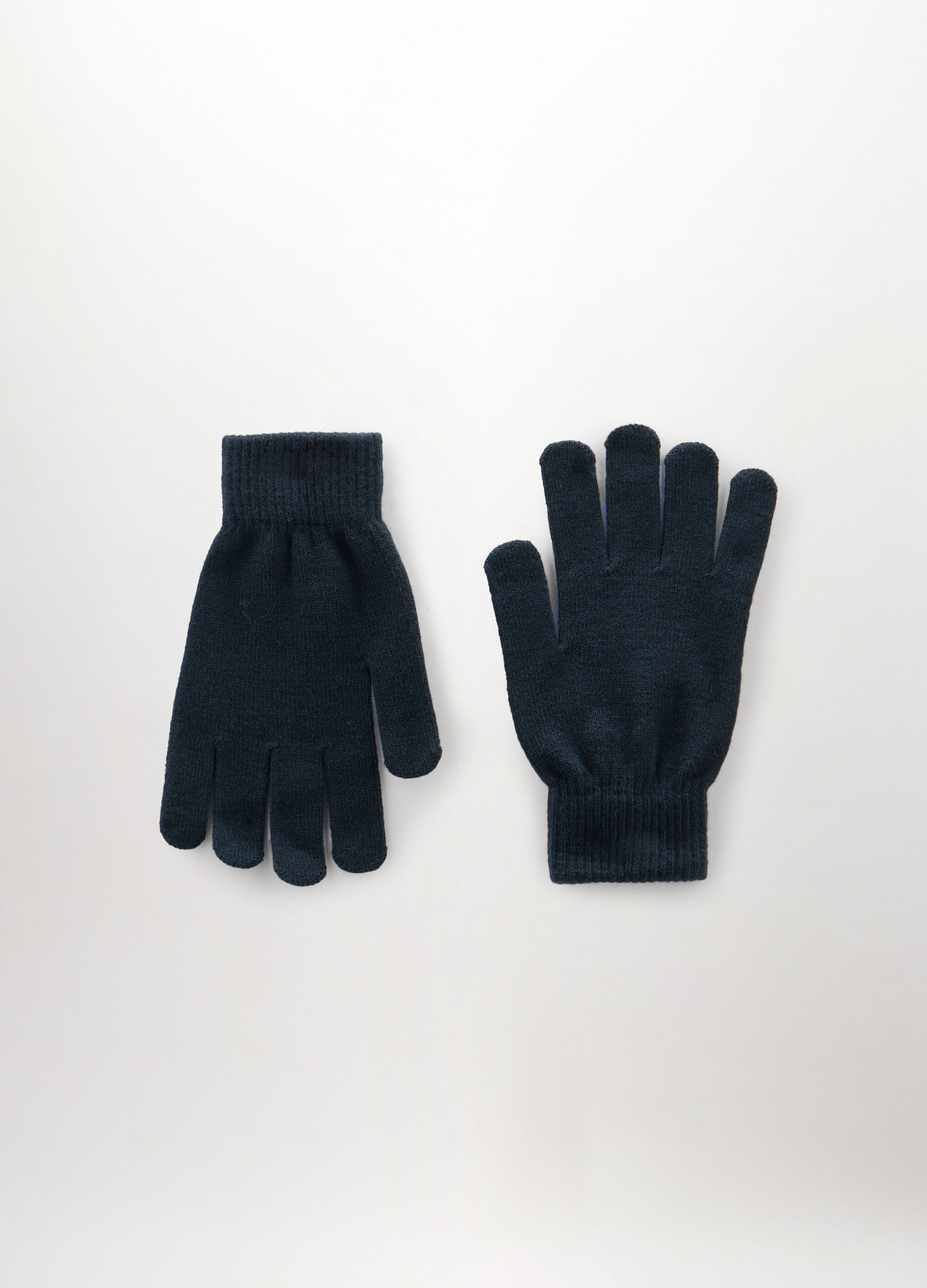 Guanti in maglia uomo_0