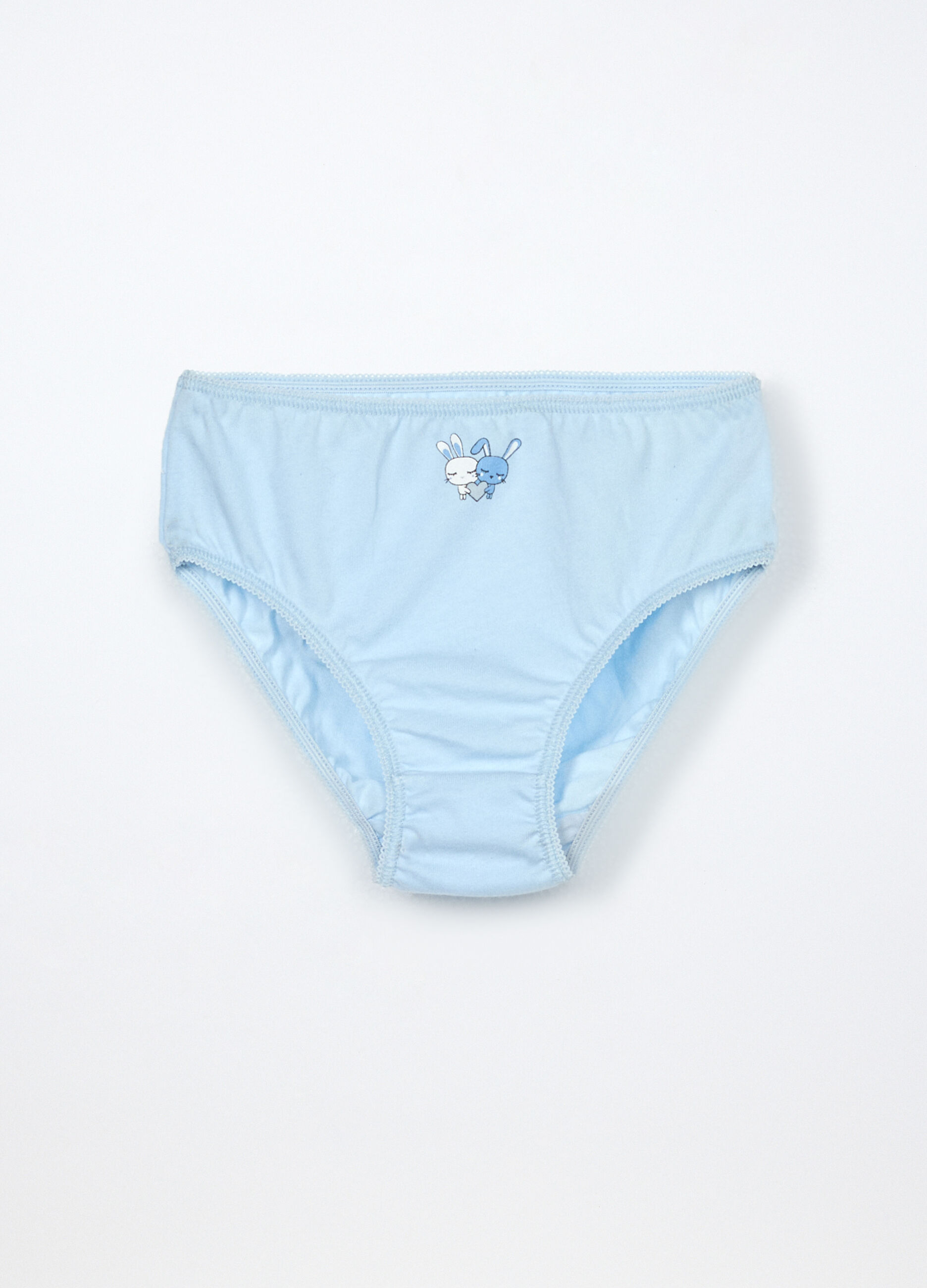 Pack 5 slip in jersey di puro cotone bambina_1