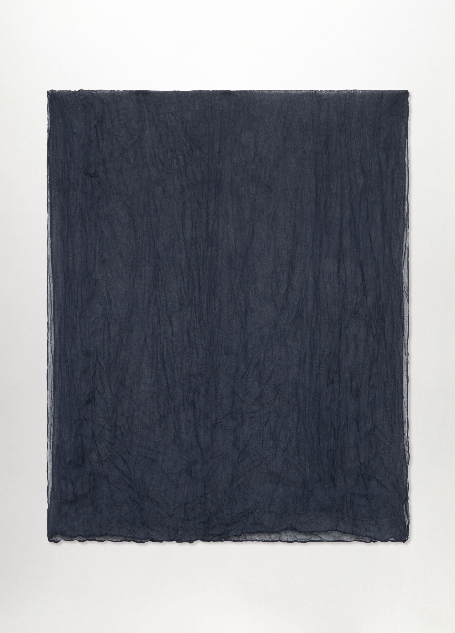 Foulard crinkle tinta unita donna
