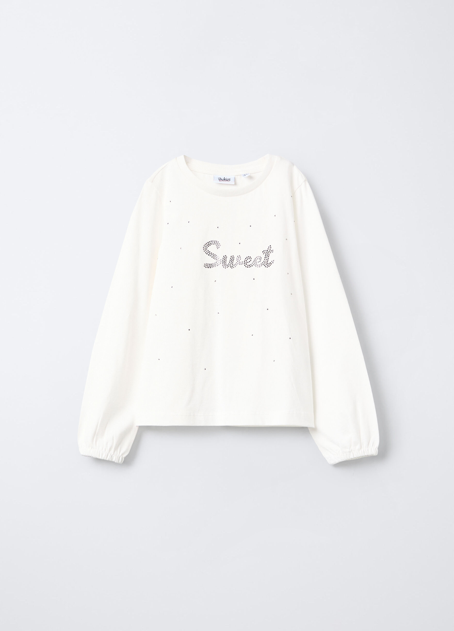 T-shirt in jersey di puro cotone Box-Fit bambina_0