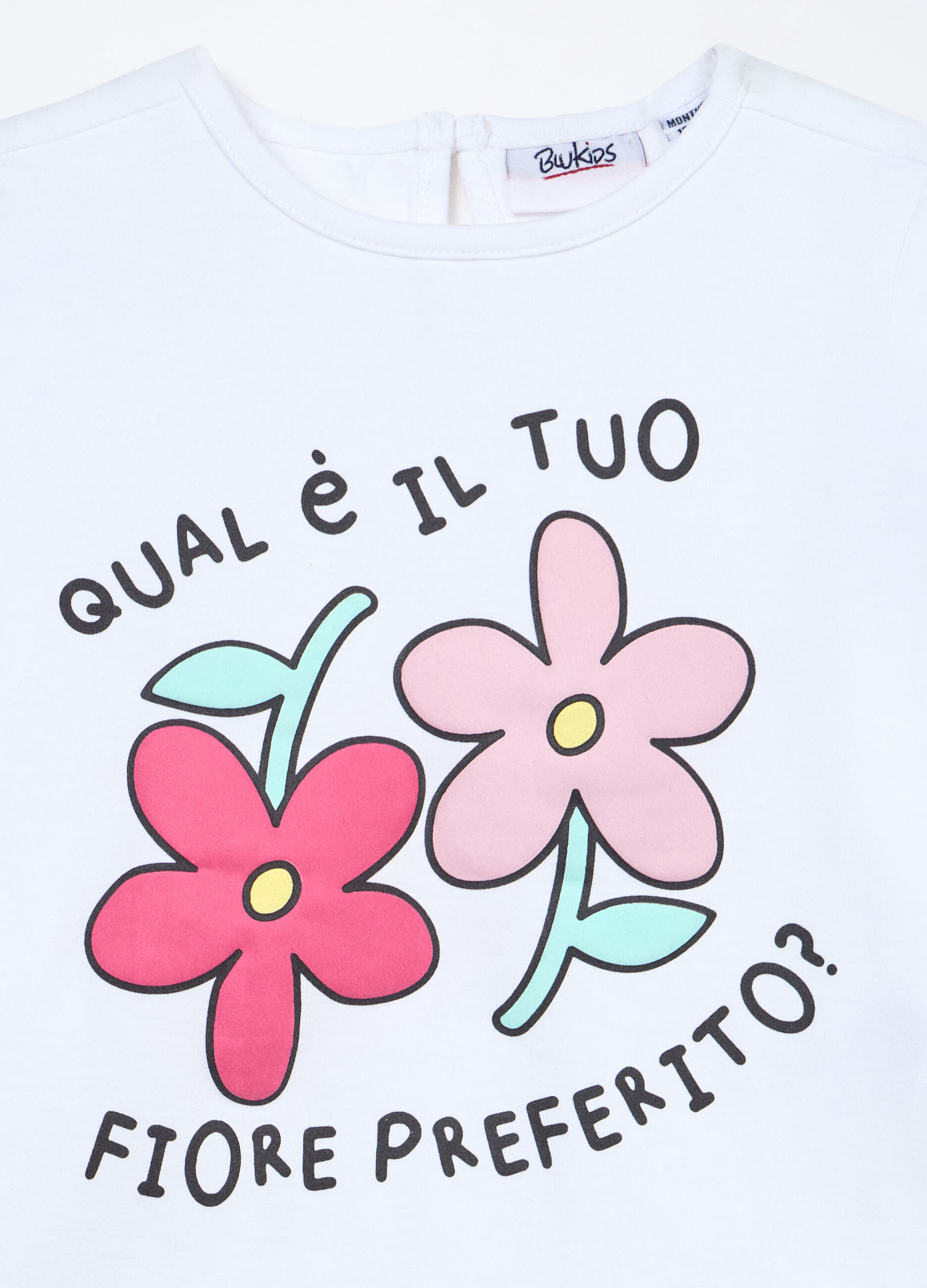 T-shirt in jersey di cotone stretch neonata_2