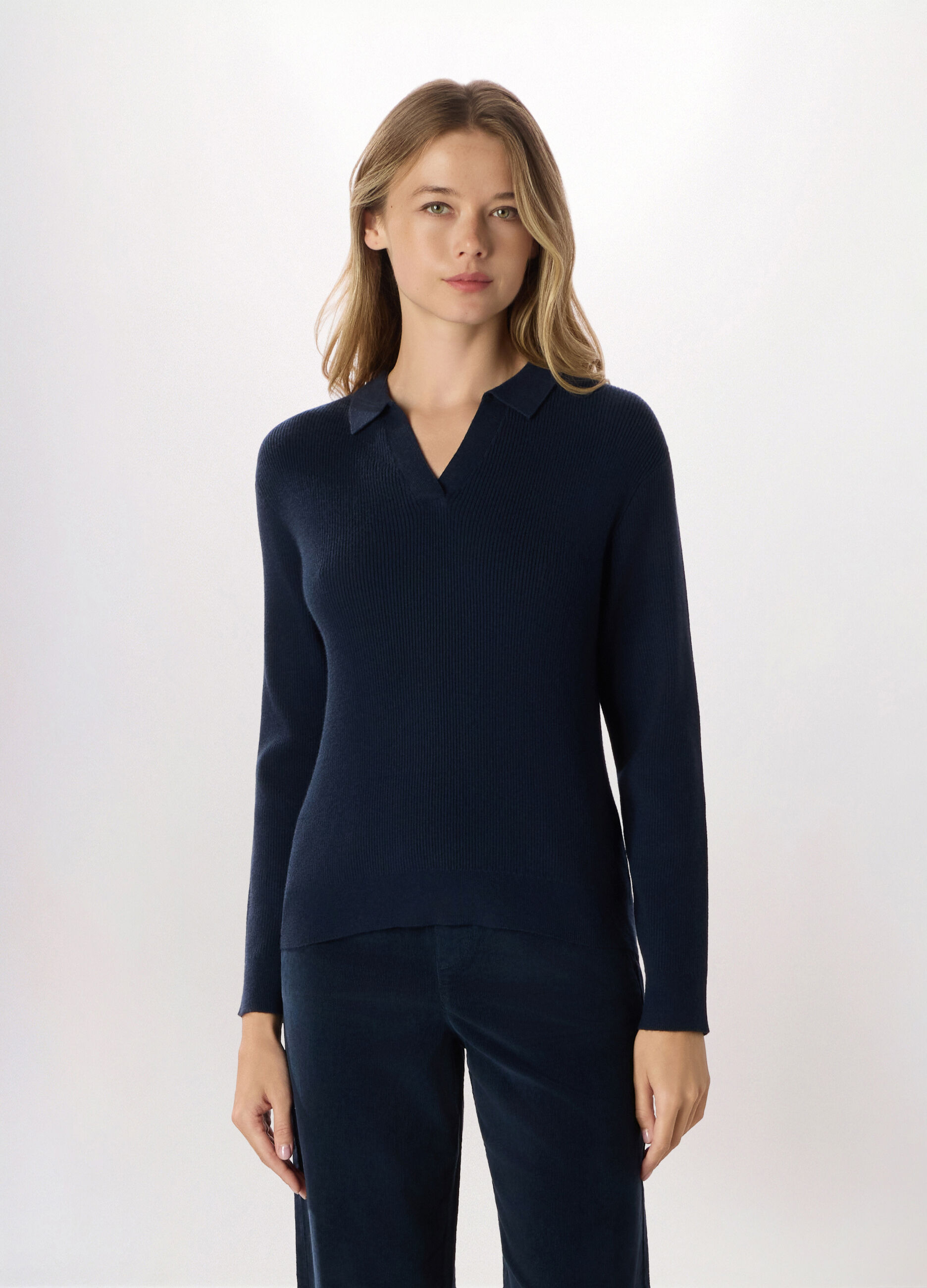 Tricot in costina misto viscosa donna_0