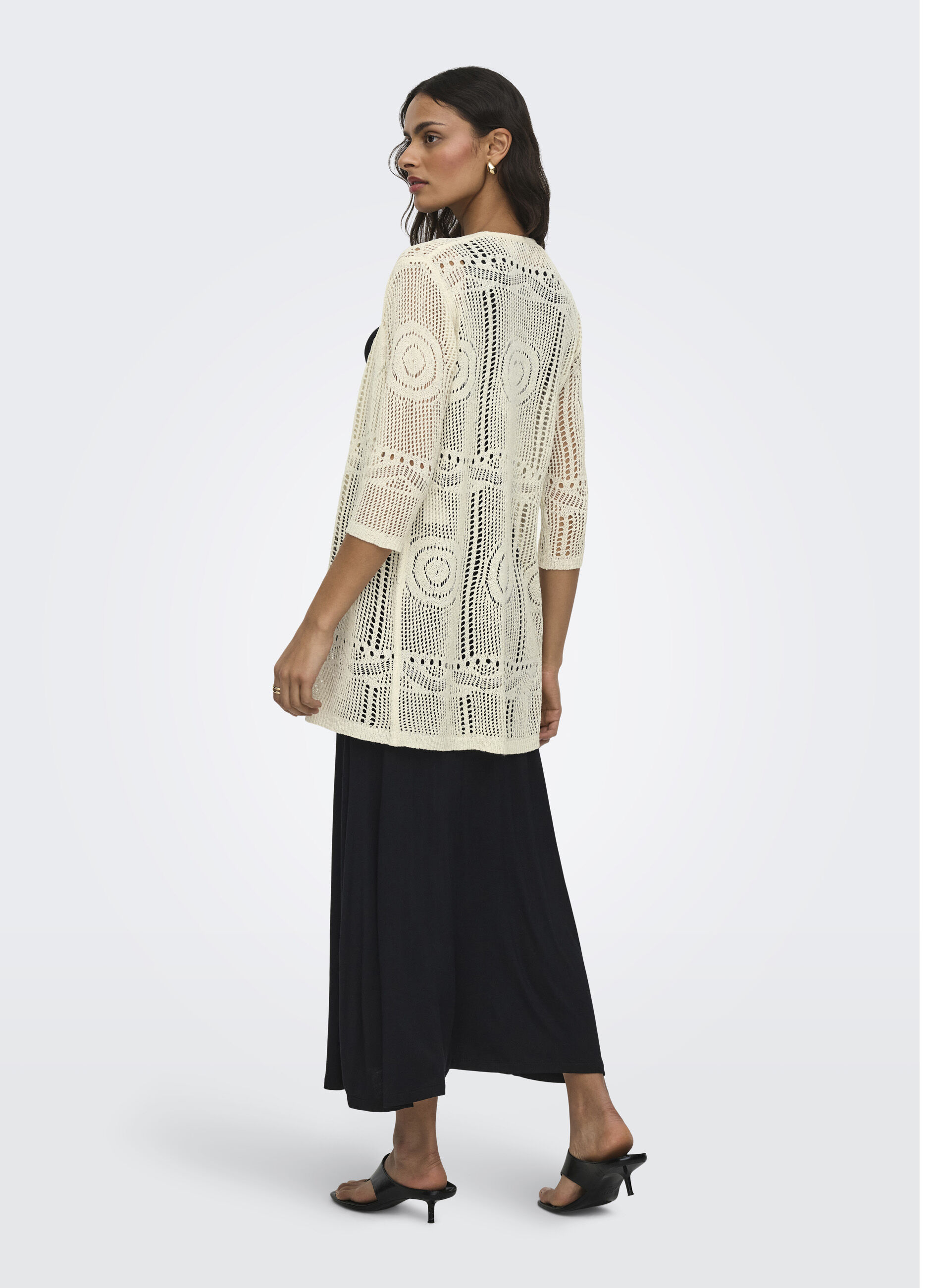 Cardigan in maglia con scollo a V