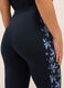 Leggings fitness in jersey di cotone stretch donna_2