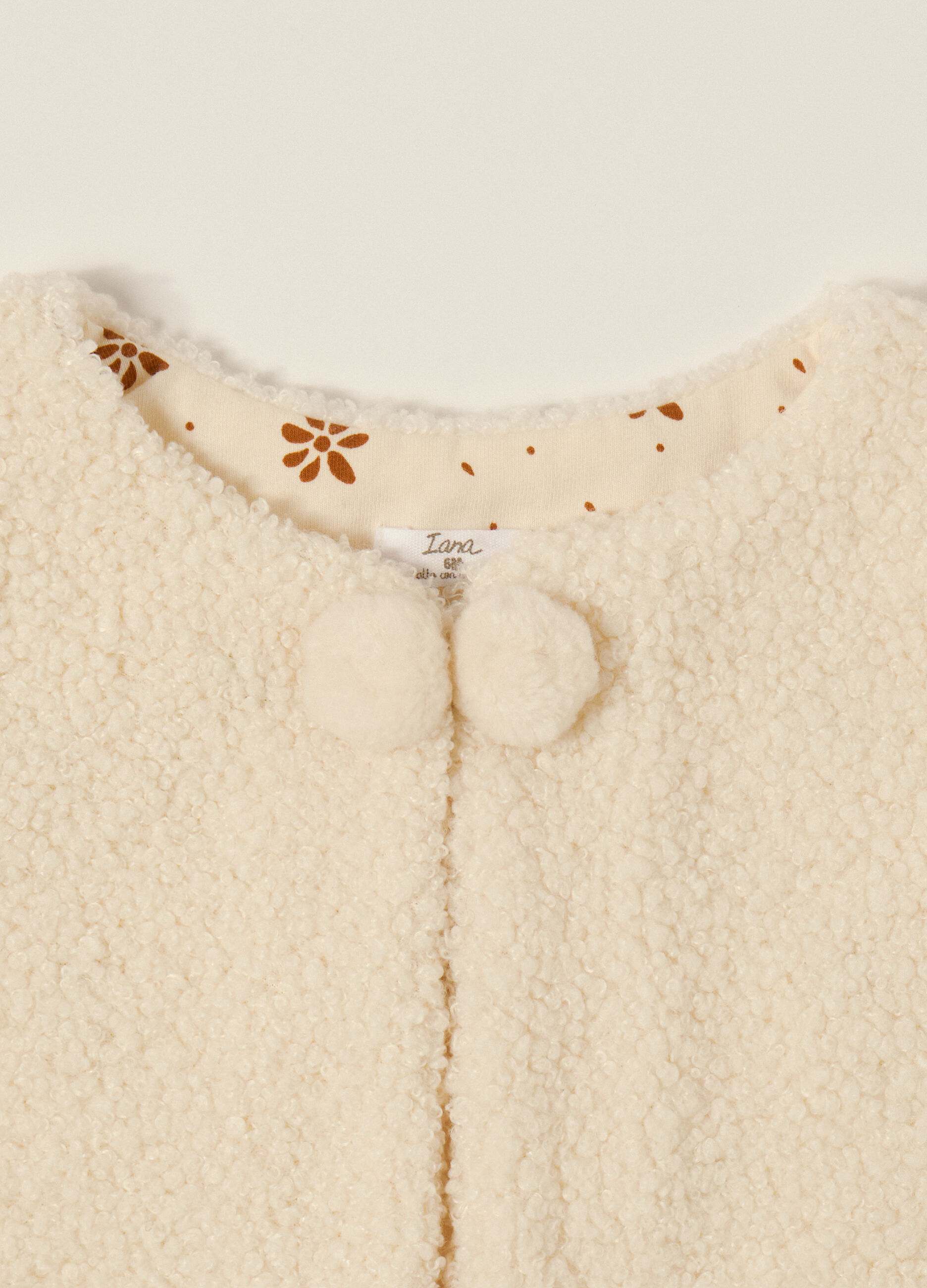 Gilet bianco per neonata_3