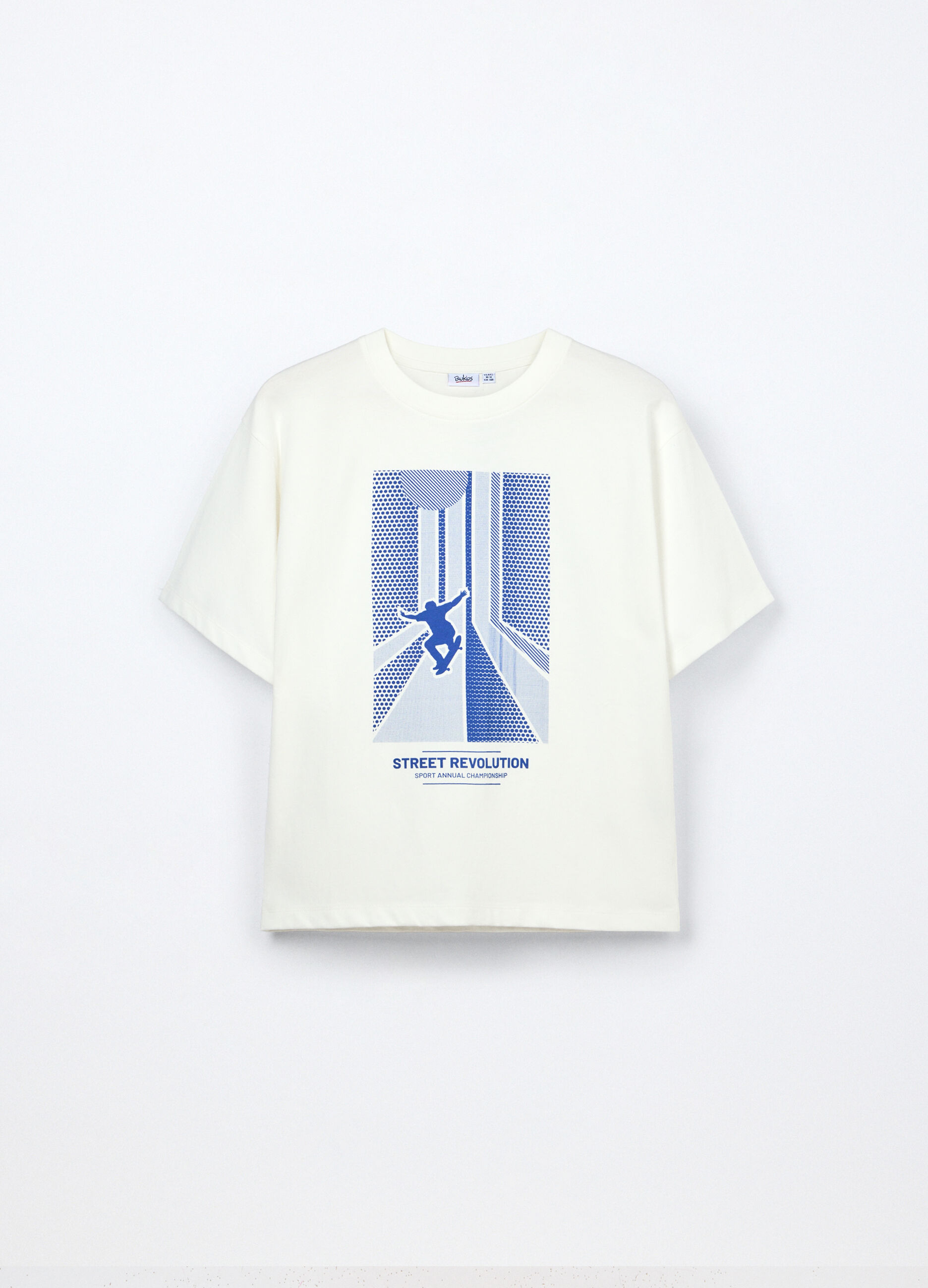 T-shirt in jersey di puro cotone ragazzo_0