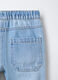Jogger in denim Fit comfort in puro cotone bimbo_2