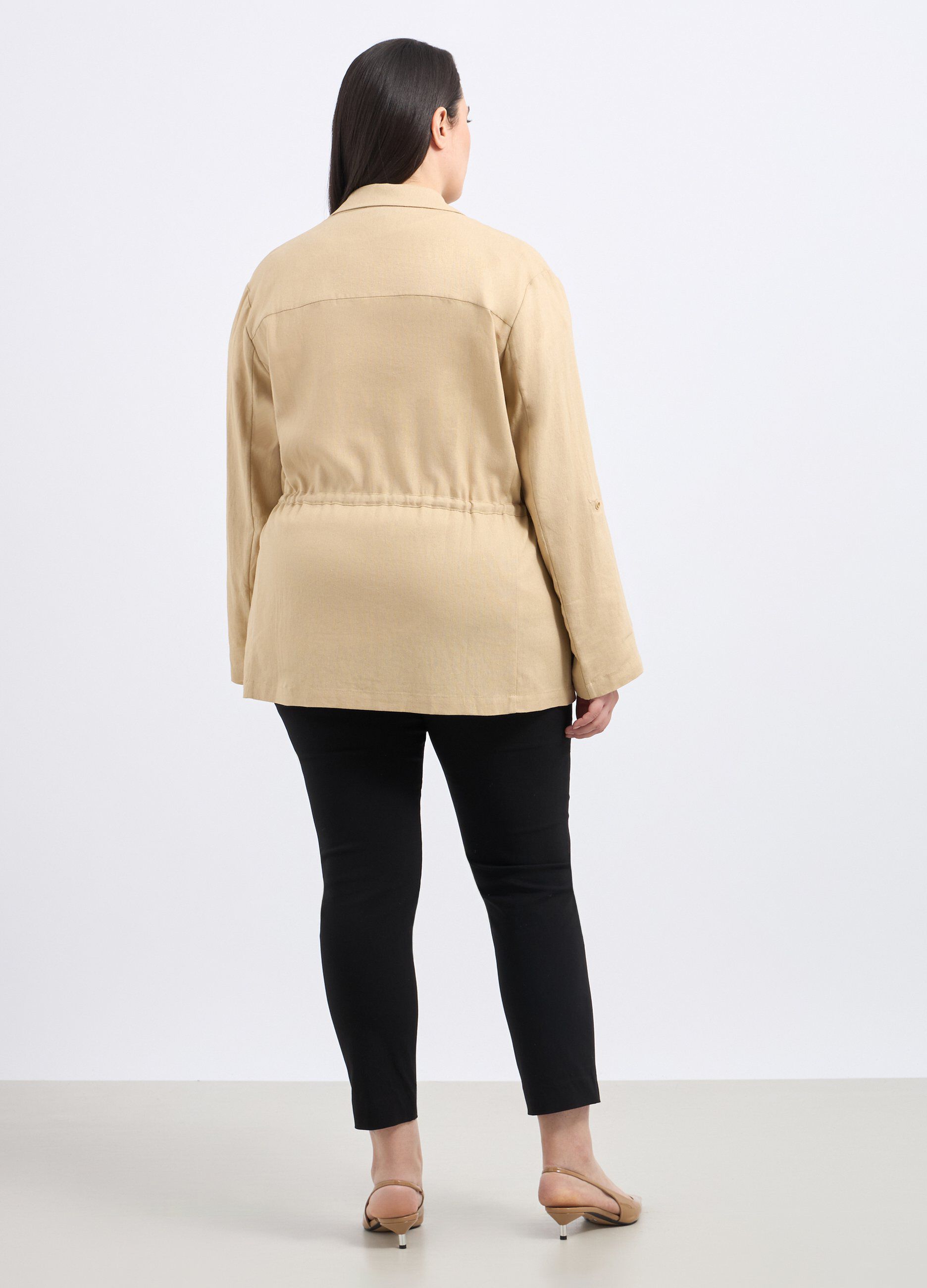 Giacca in misto lino donna curvy_1