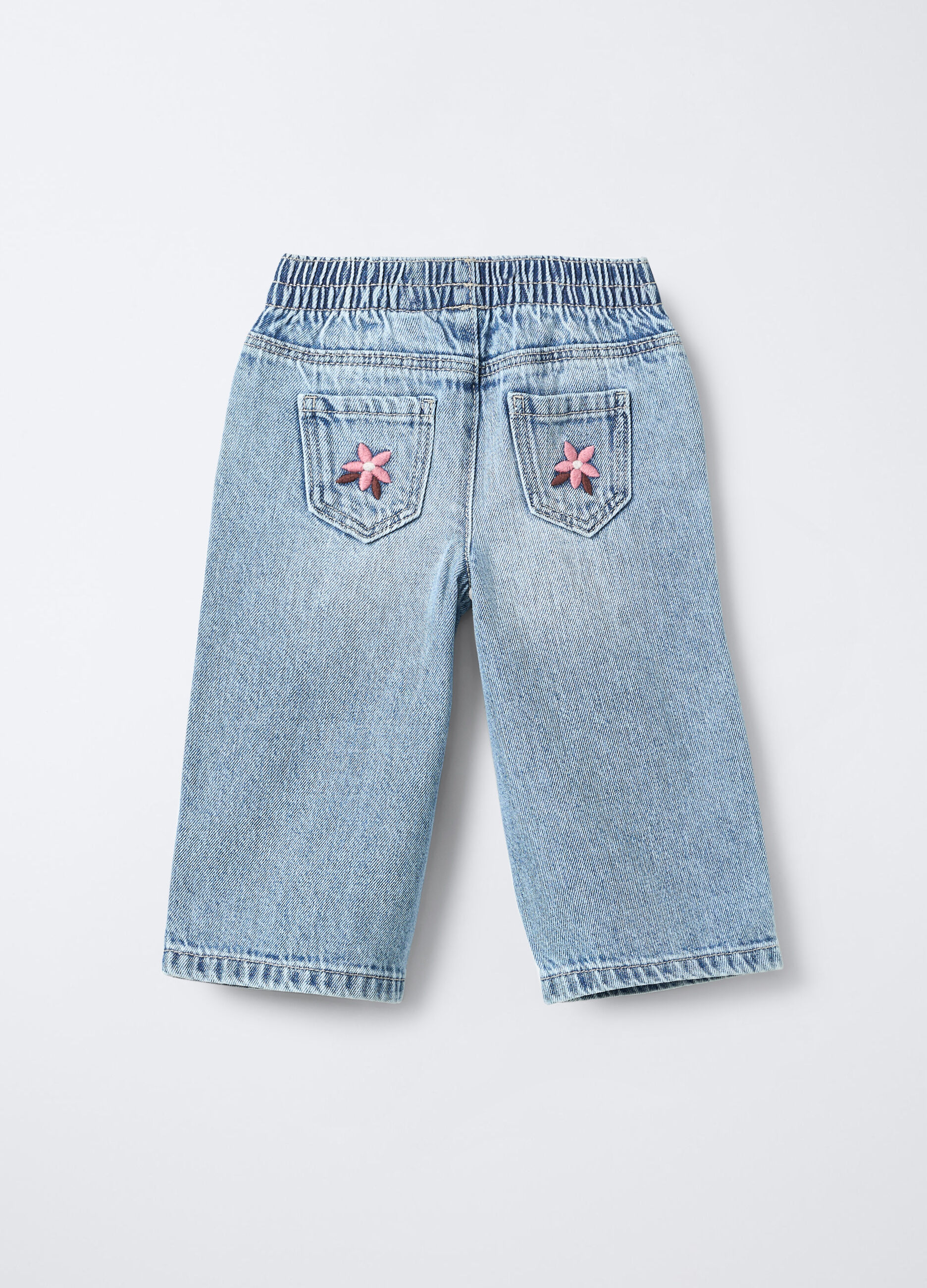 Jogger Disney in denim Wide Leg bimba_1