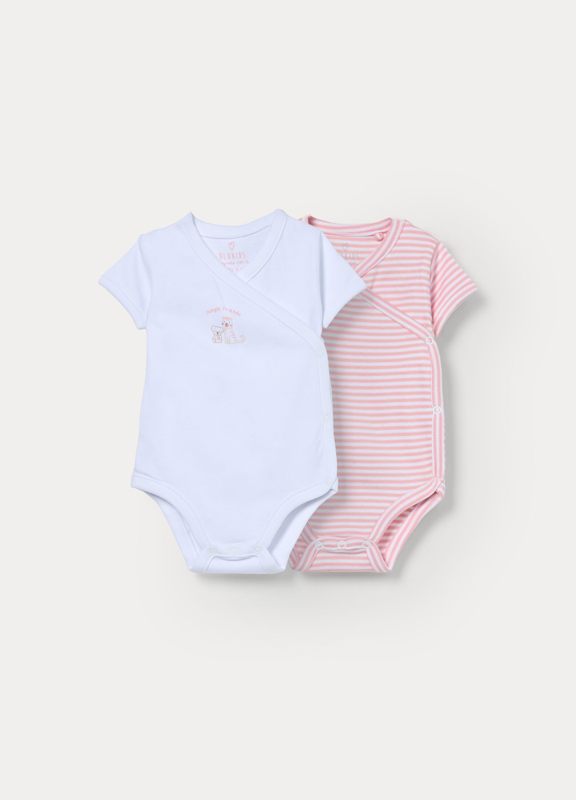 Pack 2 body in interlock di puro cotone neonata_0