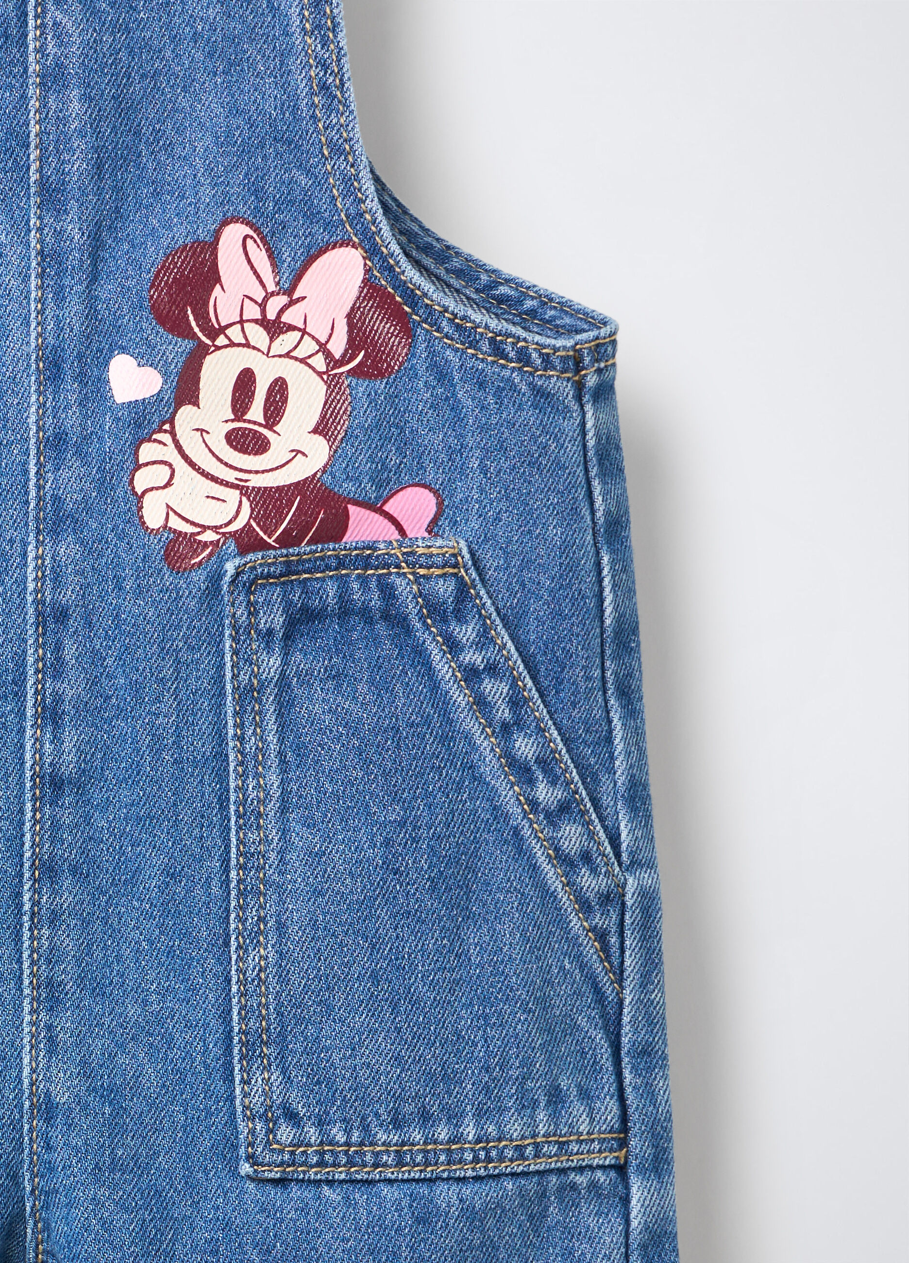 Salopette Disney in denim bimba_2