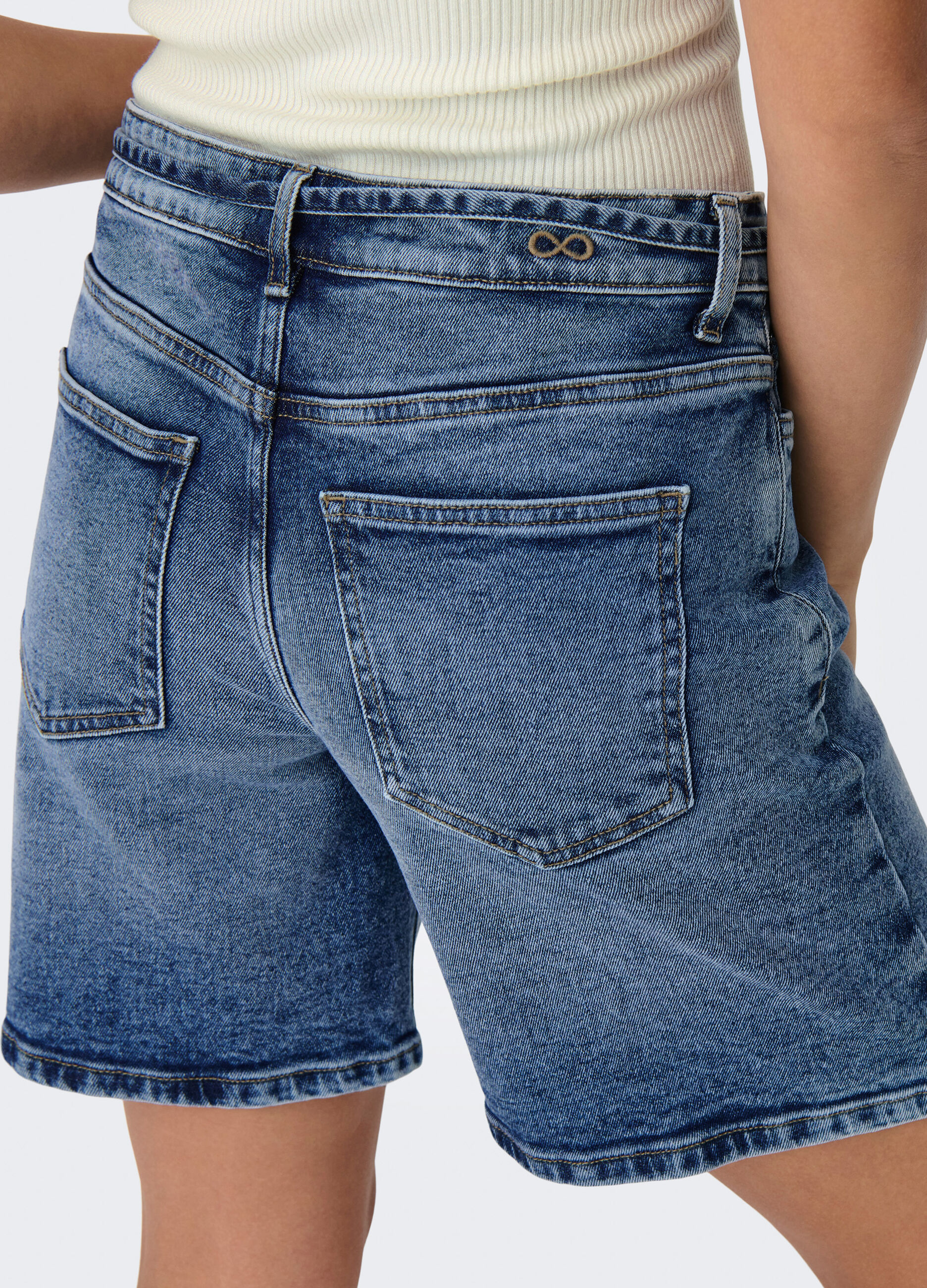 Shorts in denim donna_4