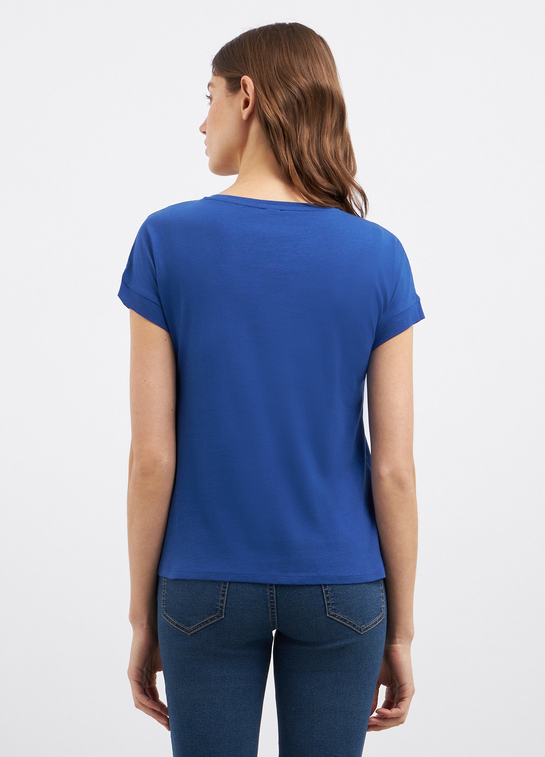 T-shirt in puro cotone donna_1