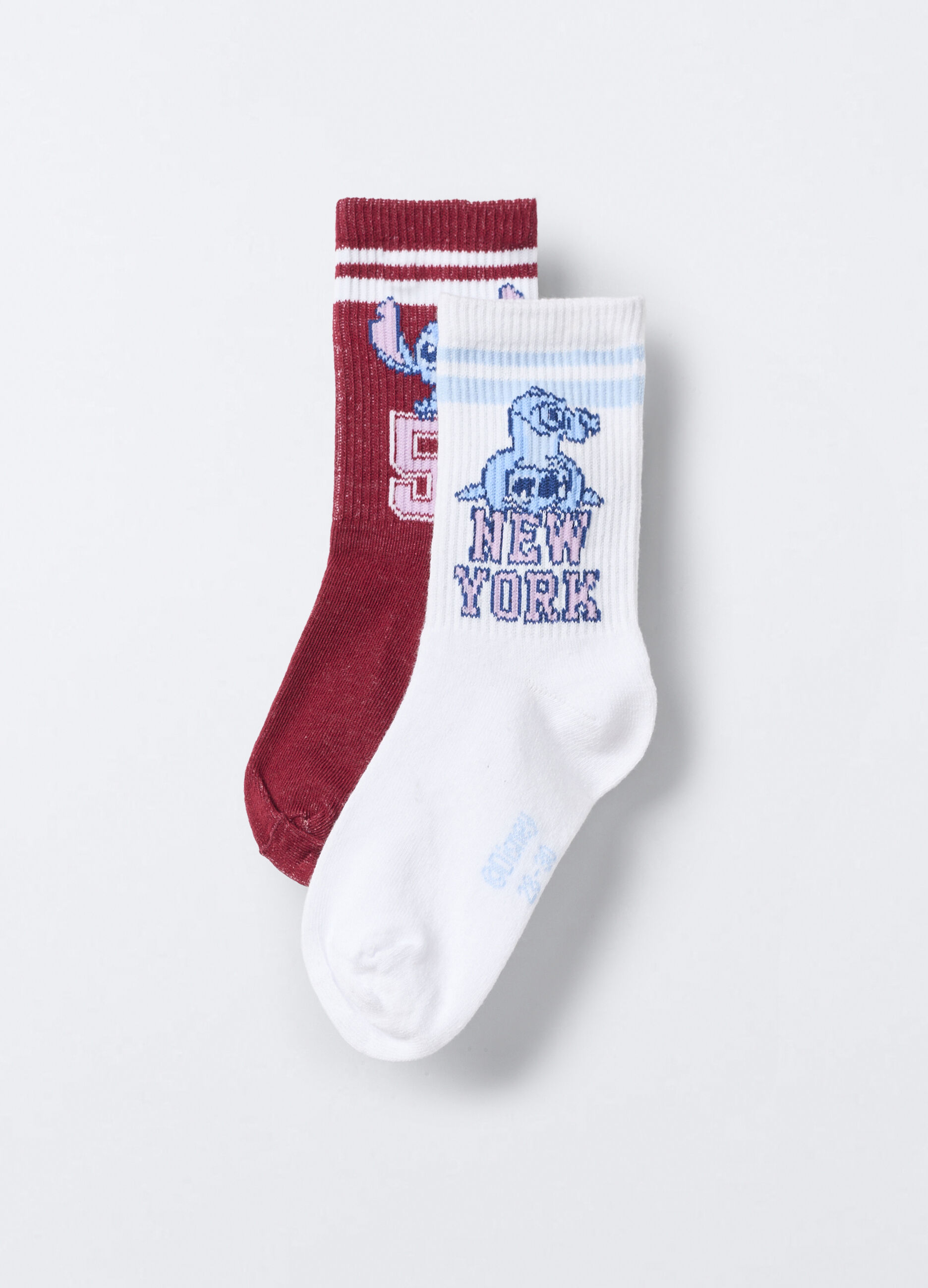 Pack 2 calze Disney misto cotone stretch bambina_0