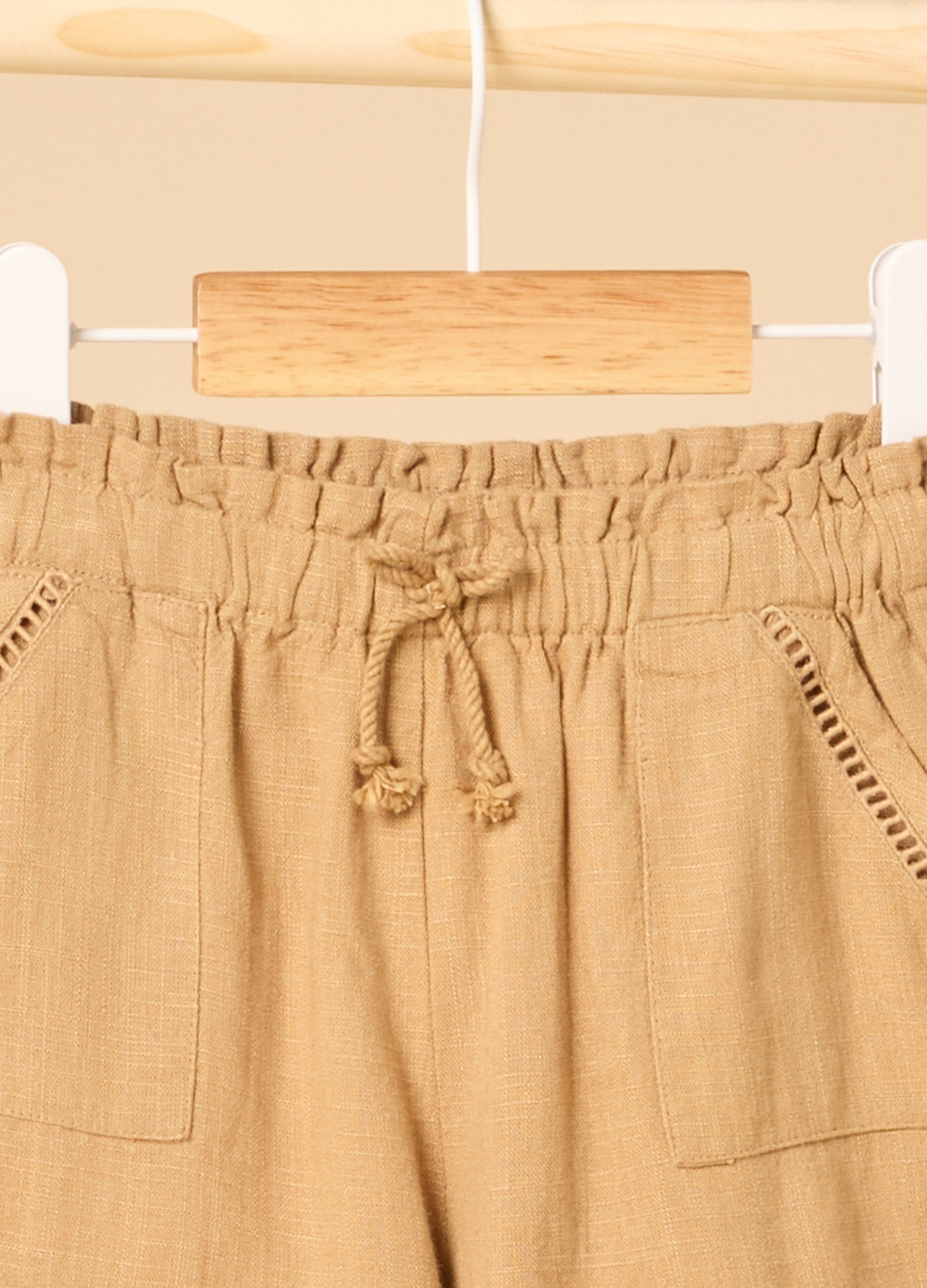 Shorts IANA misto lino neonata_1
