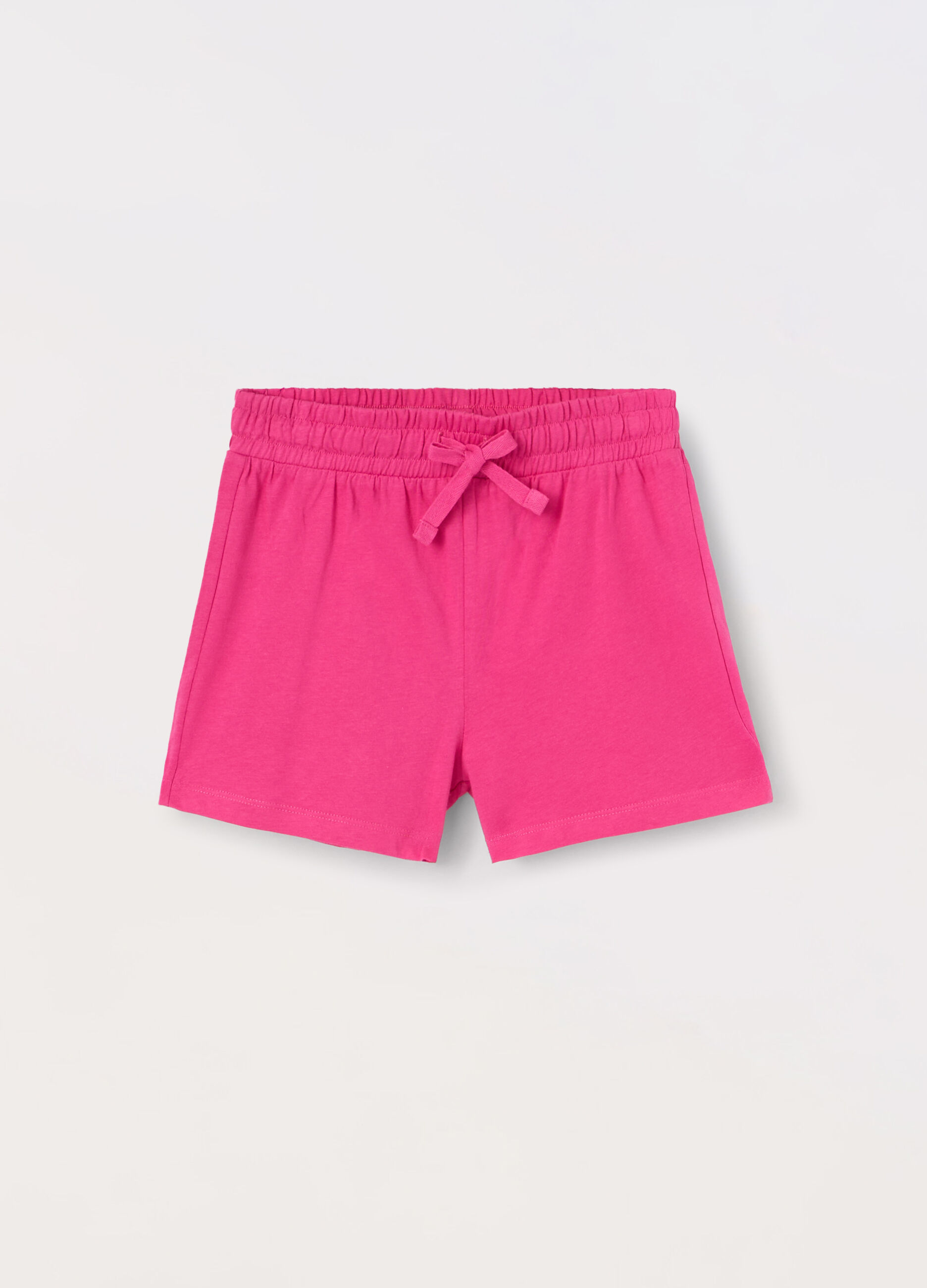 Shorts in jersey di puro cotone ragazza_0