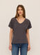 T-shirt in jersey di puro cotone donna_0