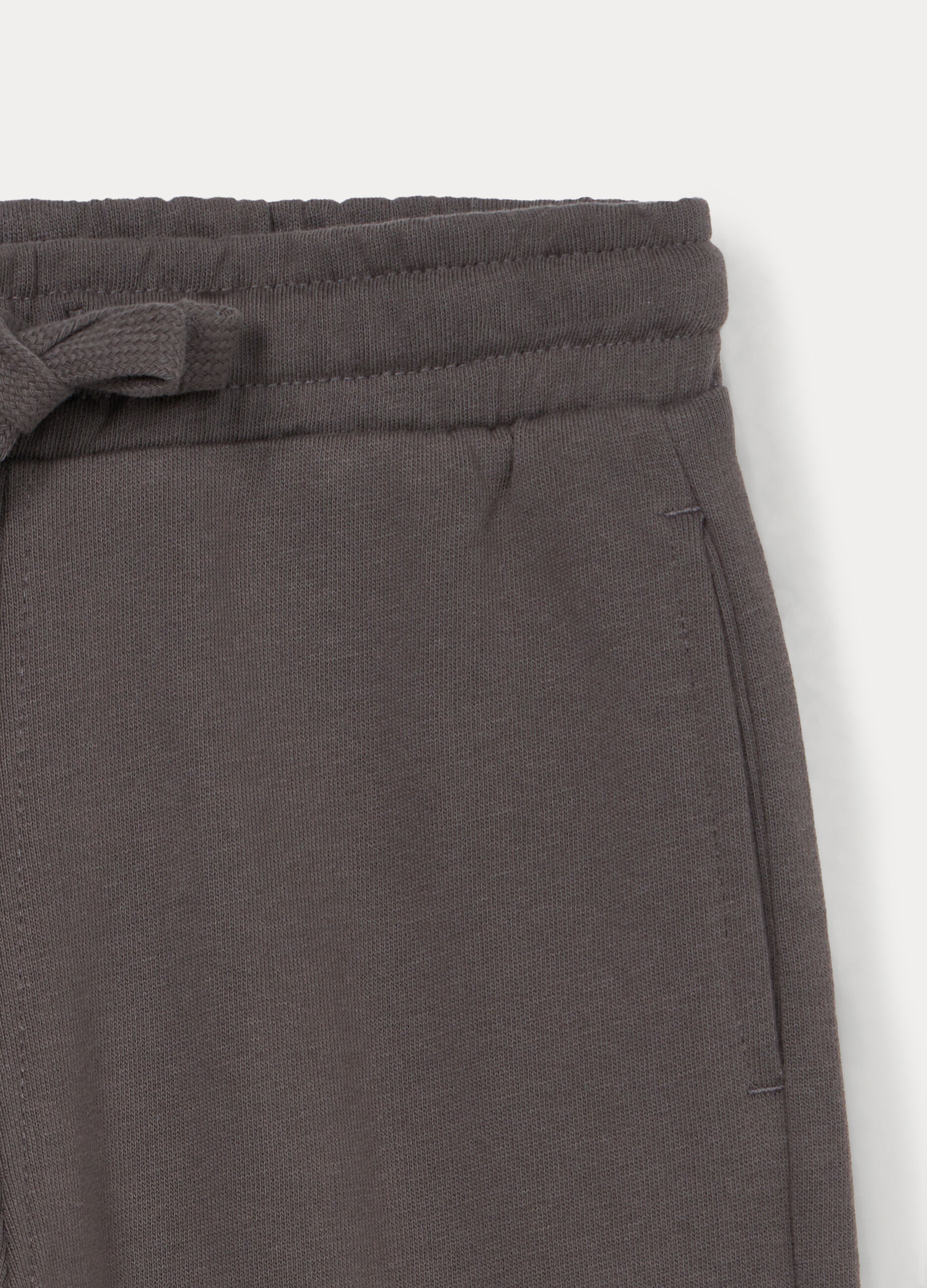 Jogger in french terry di puro cotone bambino_2