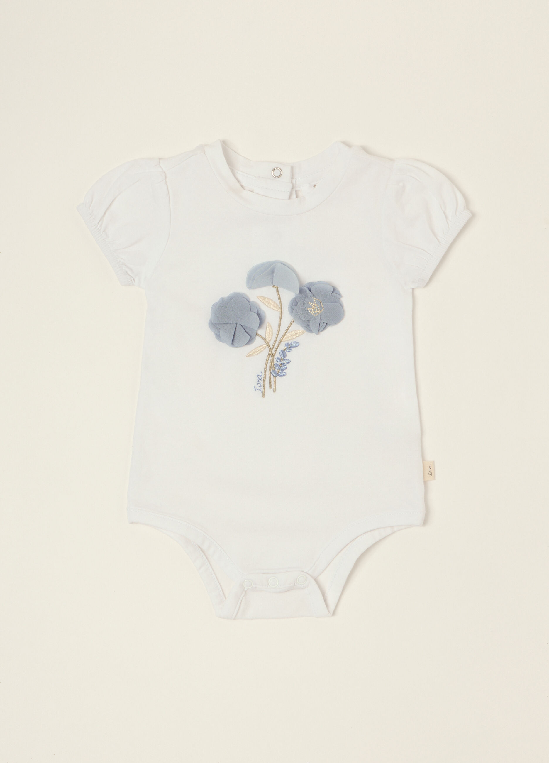 Body bianco in cotone organico_0