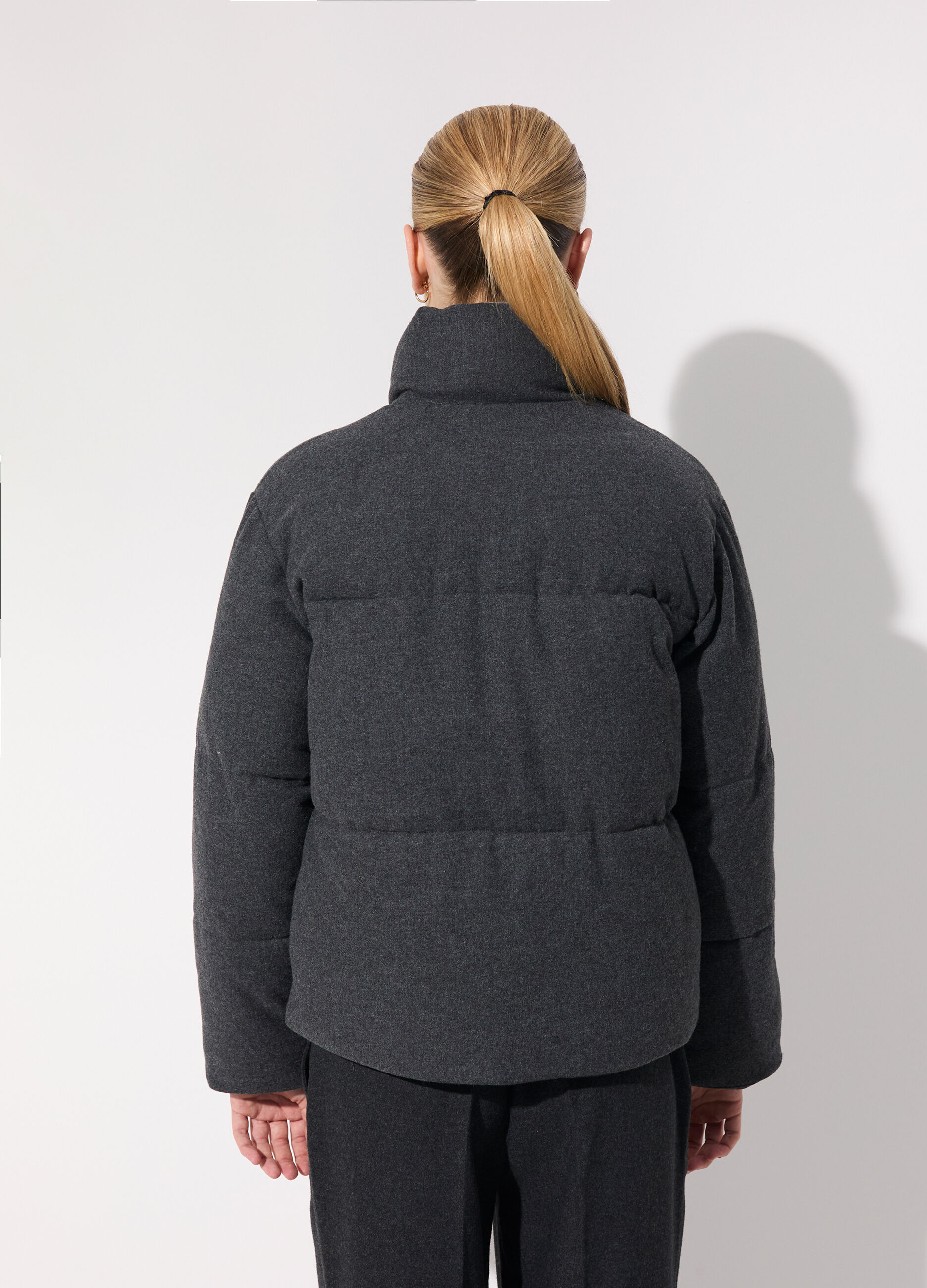 Giubbino imbottito a collo alto donna_2