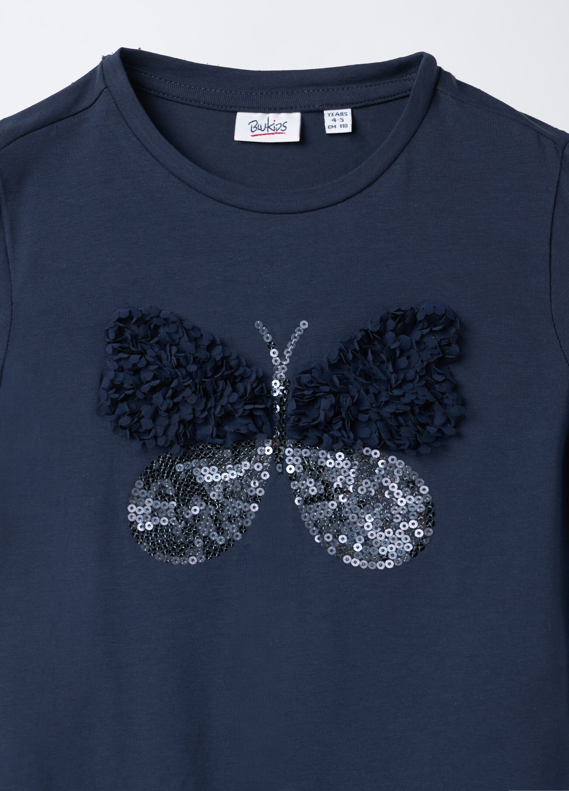 T-shirt in jersey di cotone stretch bambina_2