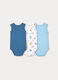 Pack 3 body in costina di puro cotone _1